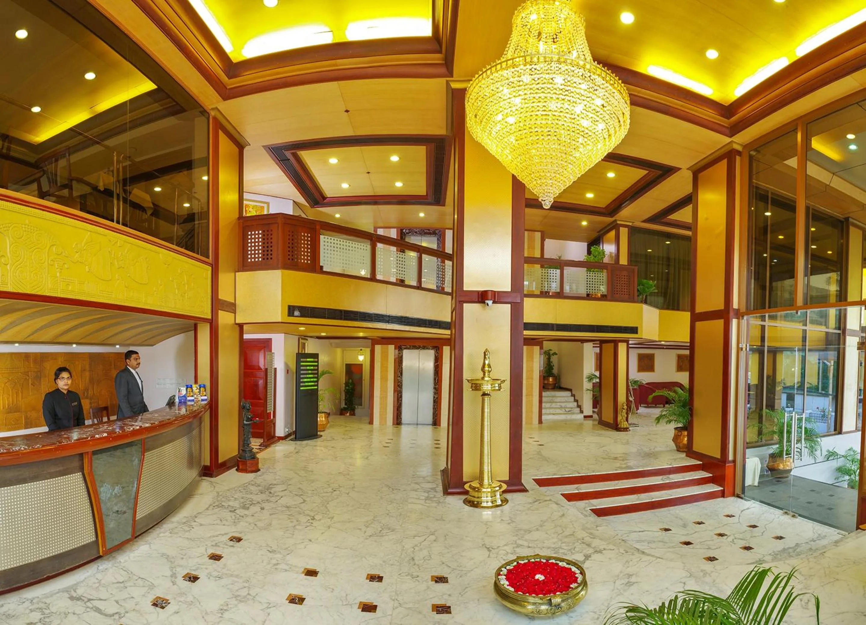 Lobby or reception in Classic Sarovar Portico Trivandrum