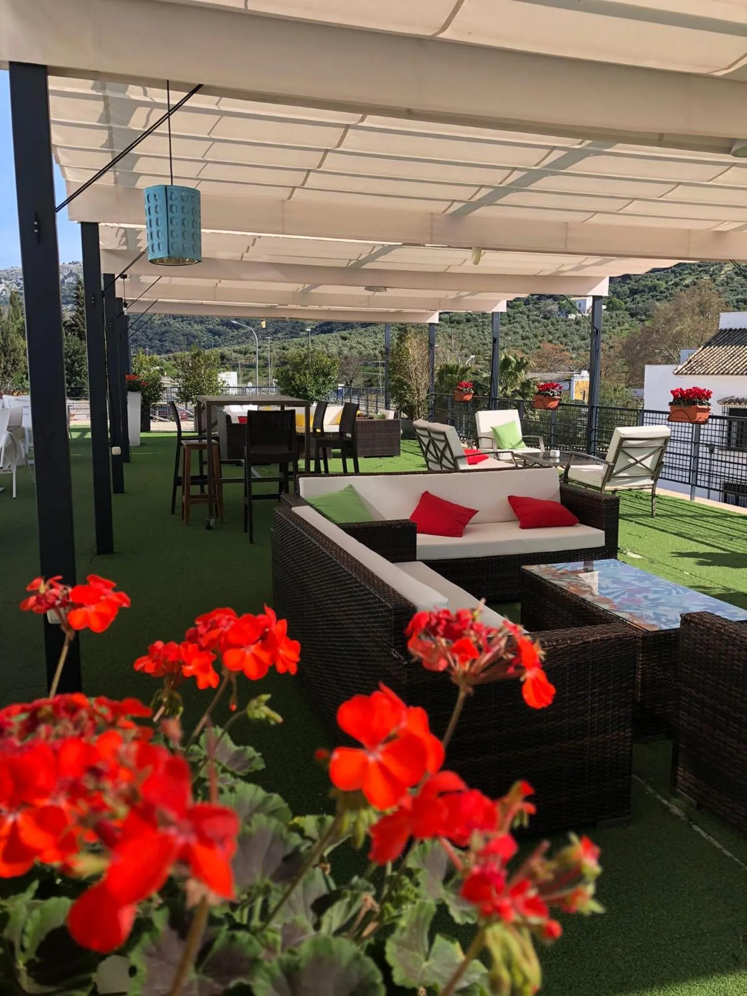 Balcony/Terrace in Hotel Mencia Subbética
