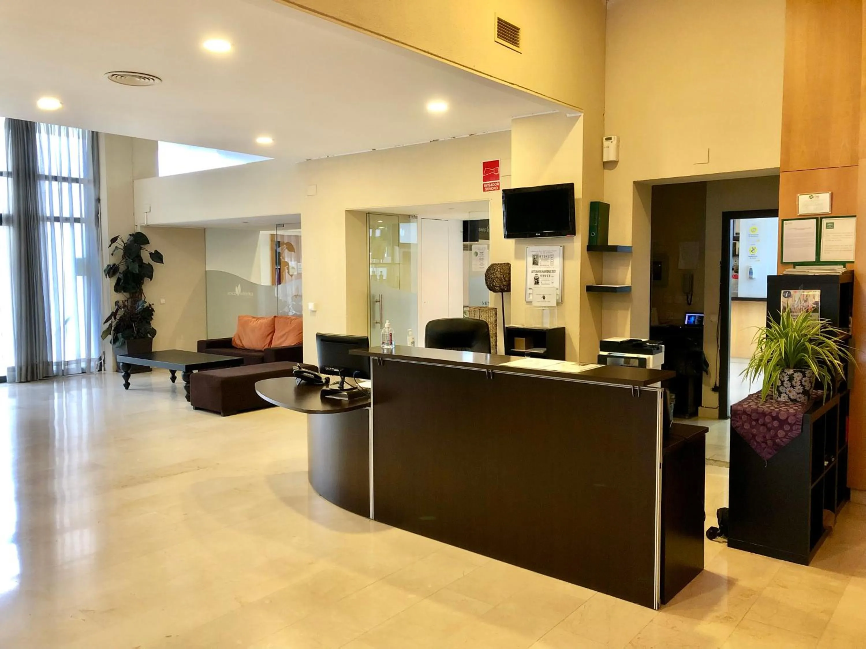 Lobby or reception in Hotel Mencia Subbética