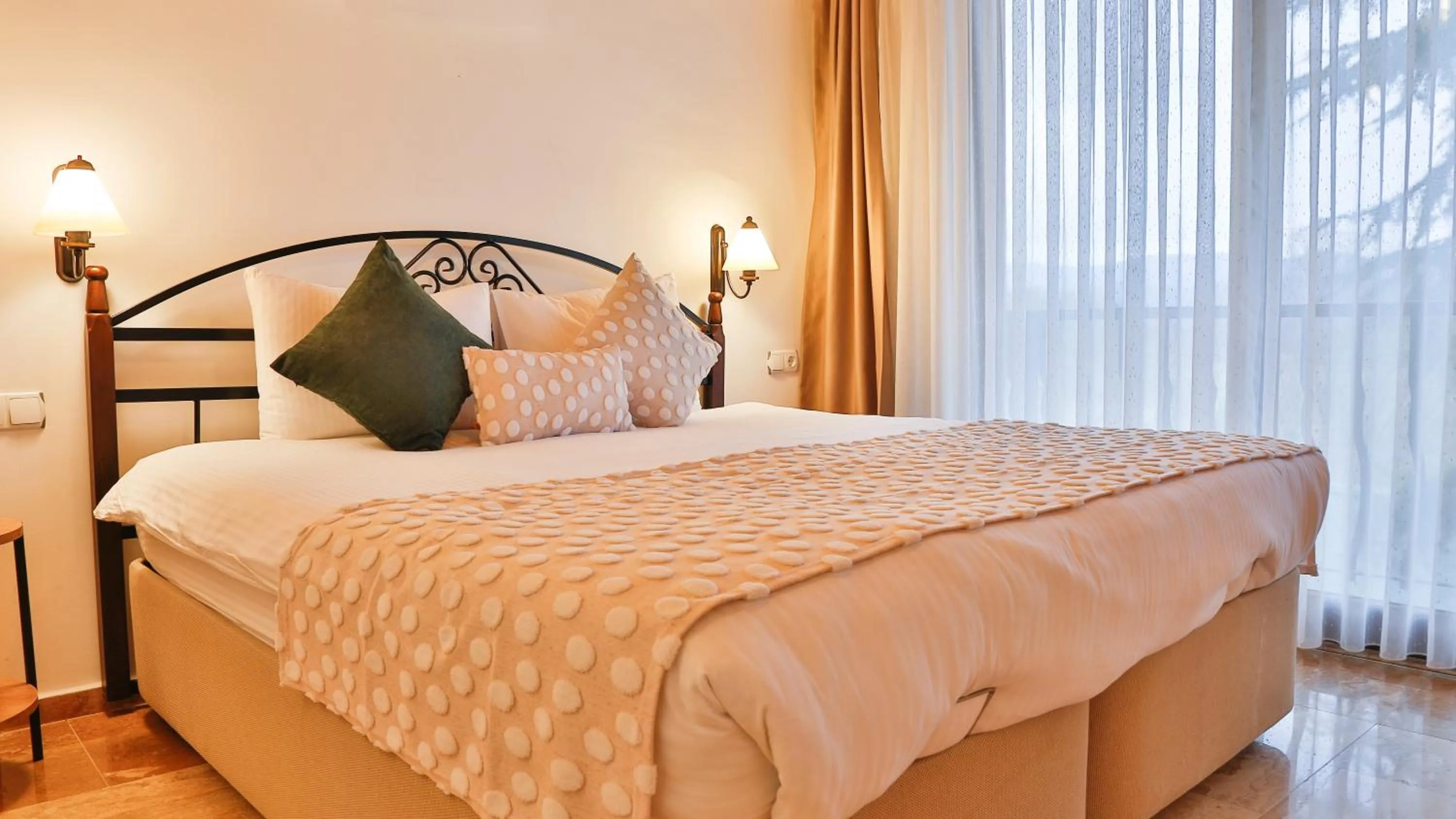 Bed in Villa Marine Hotel