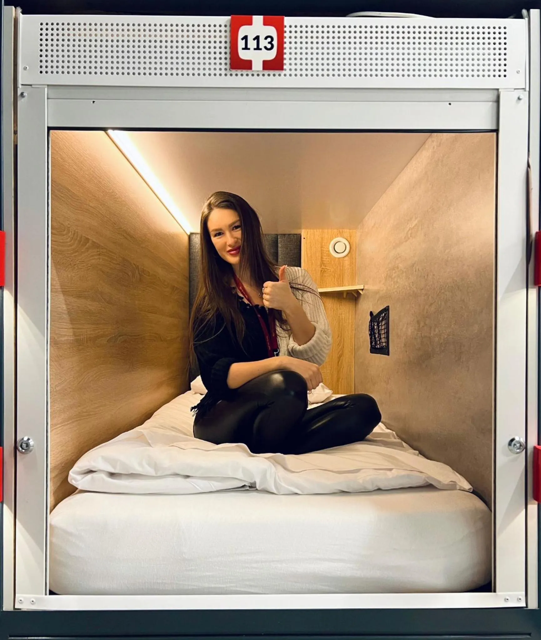 Bed in Kapsuła Hostel Warszawa