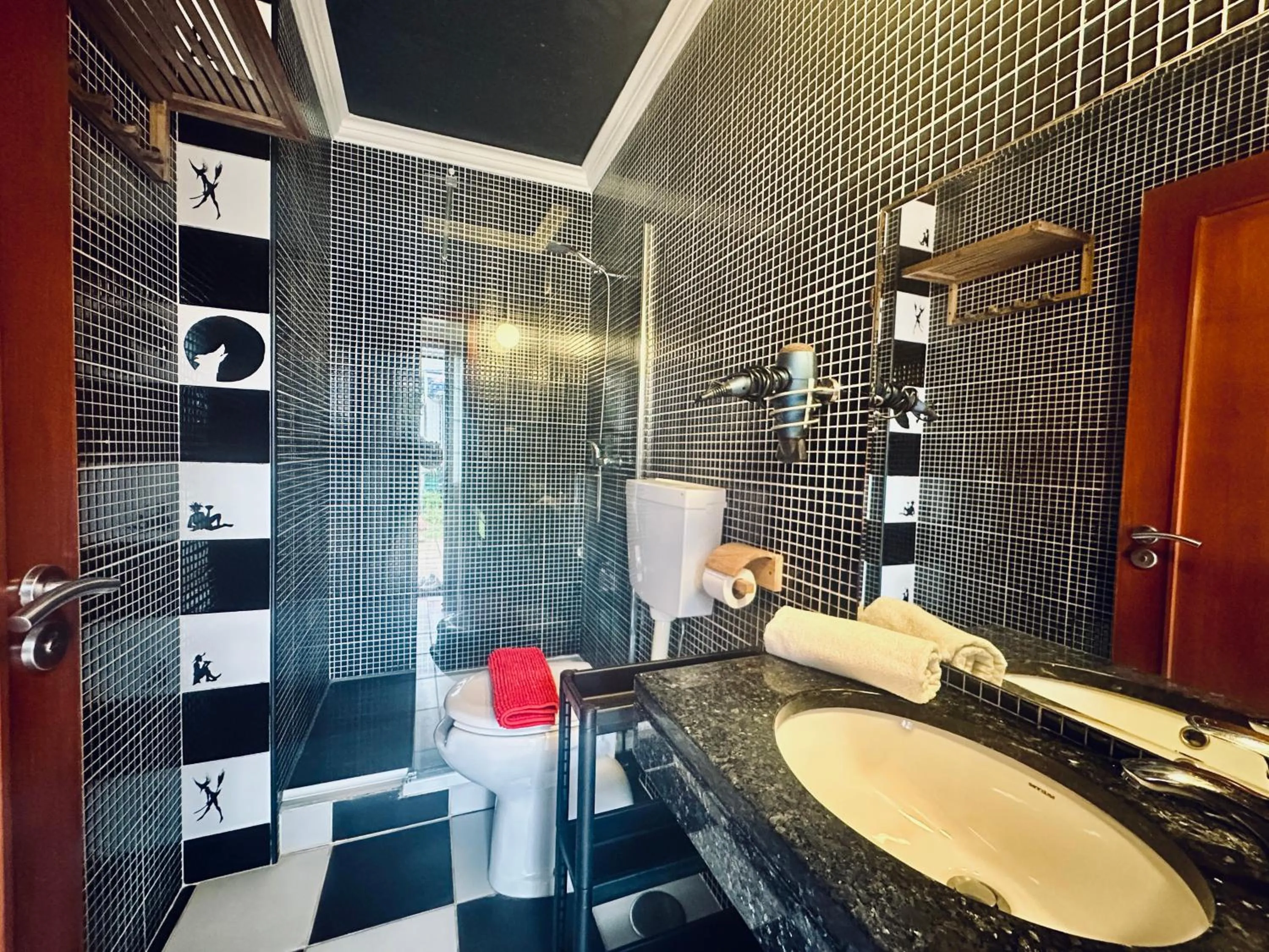 Shower in Captain's Log House