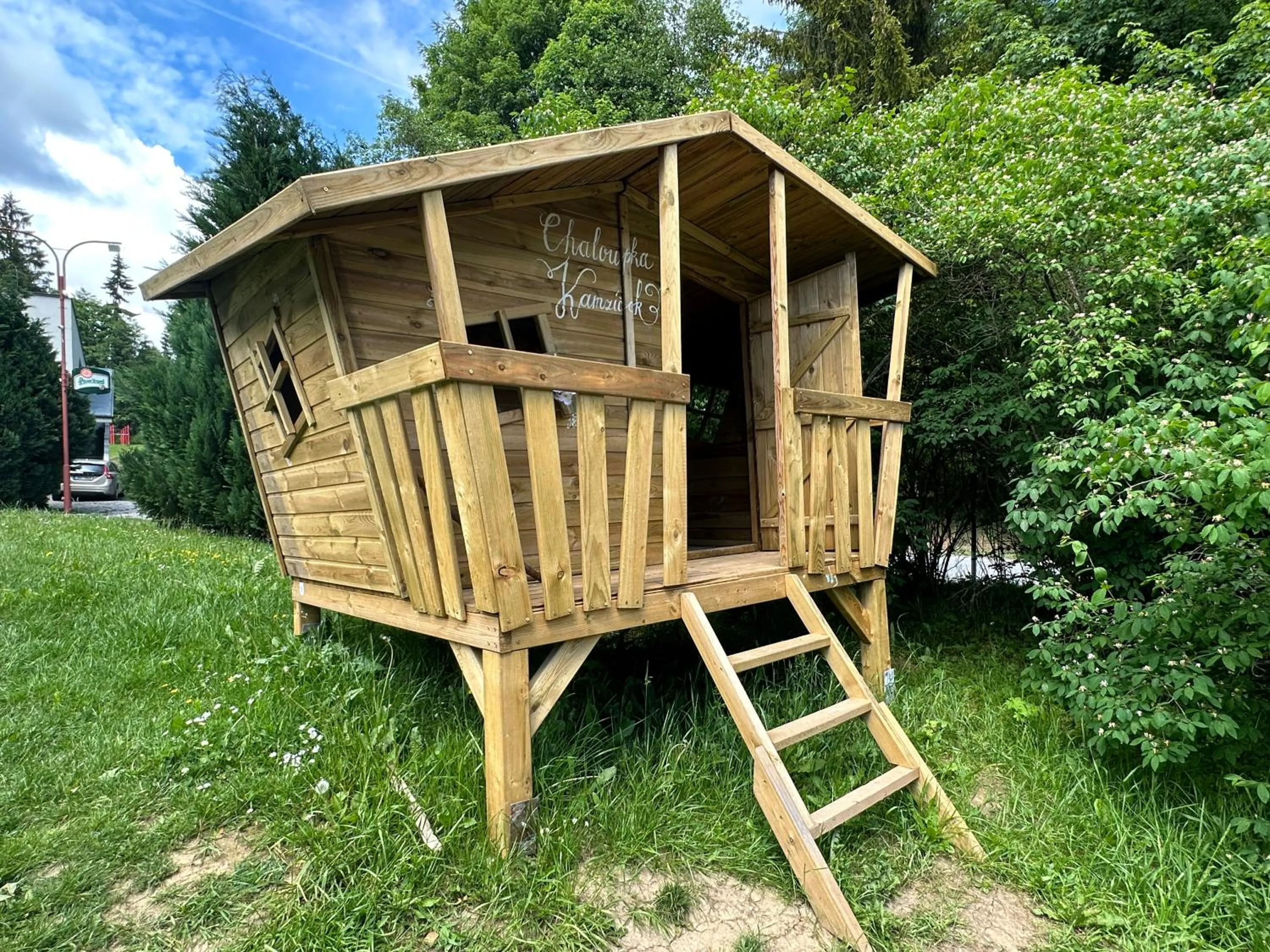 Children play ground in Depandance hotelu Kamzík