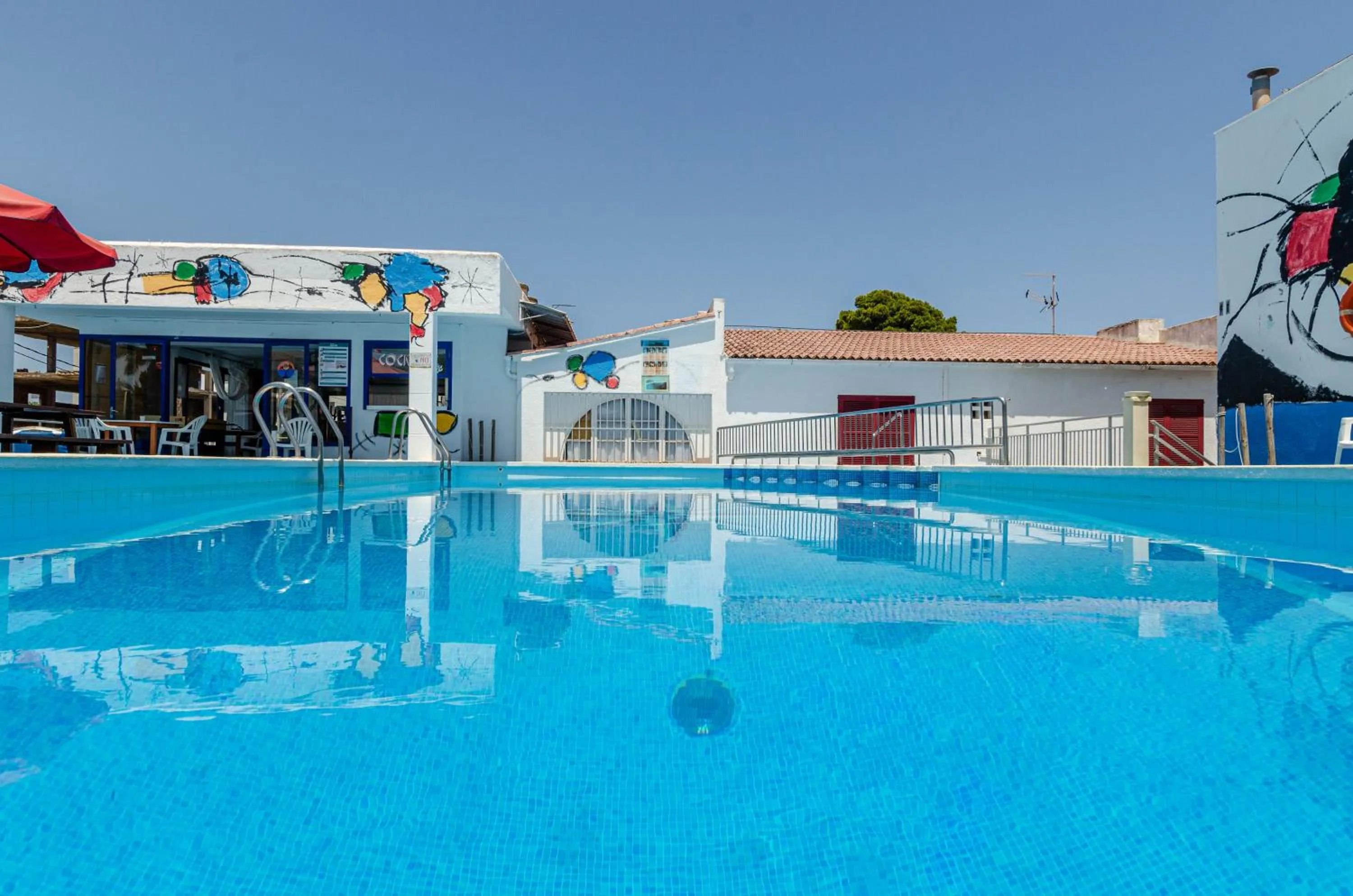 Swimming pool in Hostal Gami Adults Only