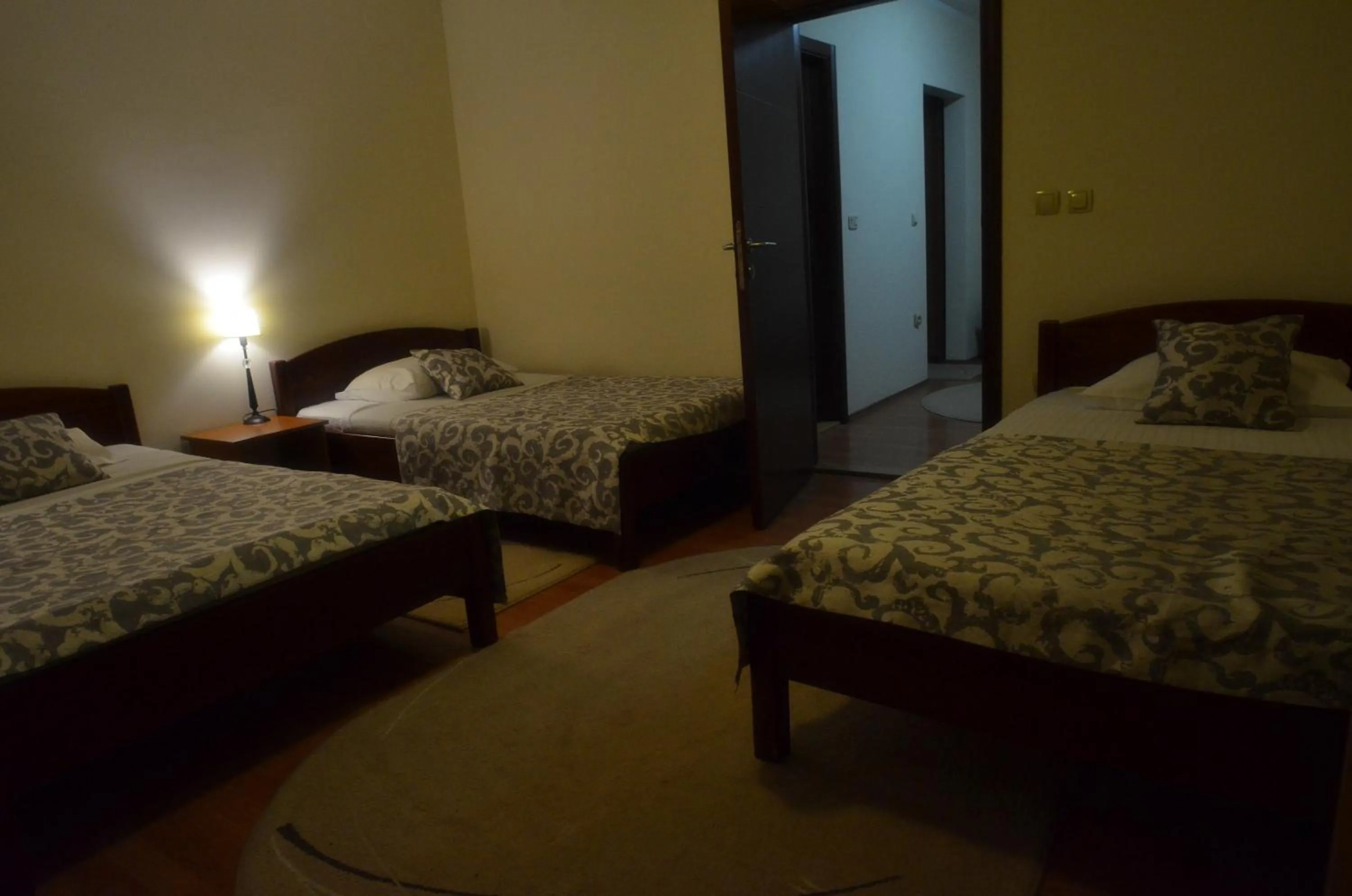 Toilet, Bed in Guesthouse Tara