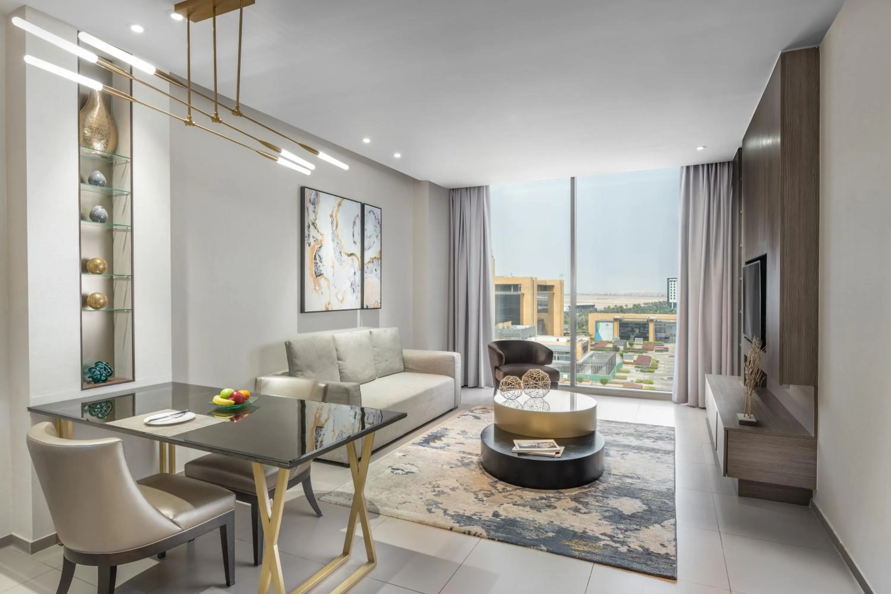 Seating area in Views Hotel & Residences - Emaar King Abdullah Economic City