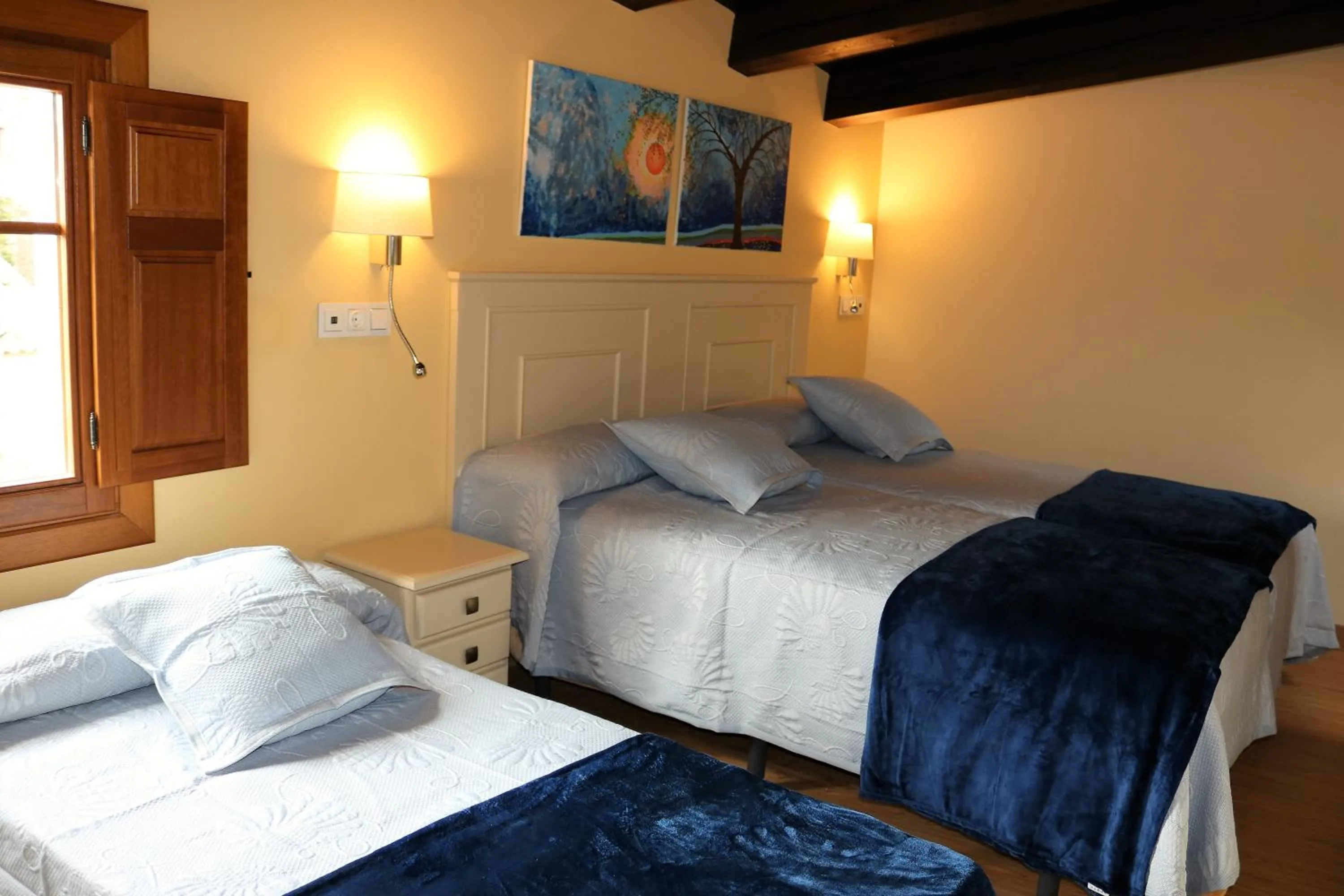 Bed in Villa Fontanas