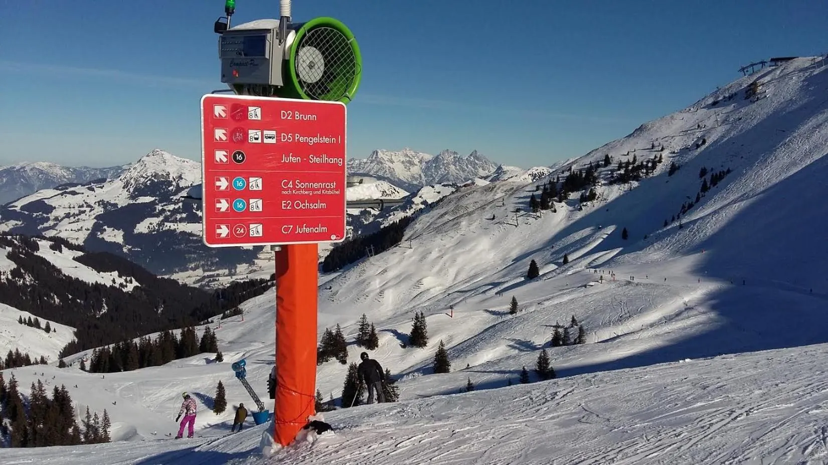 Skiing in Alphotel Mittersill