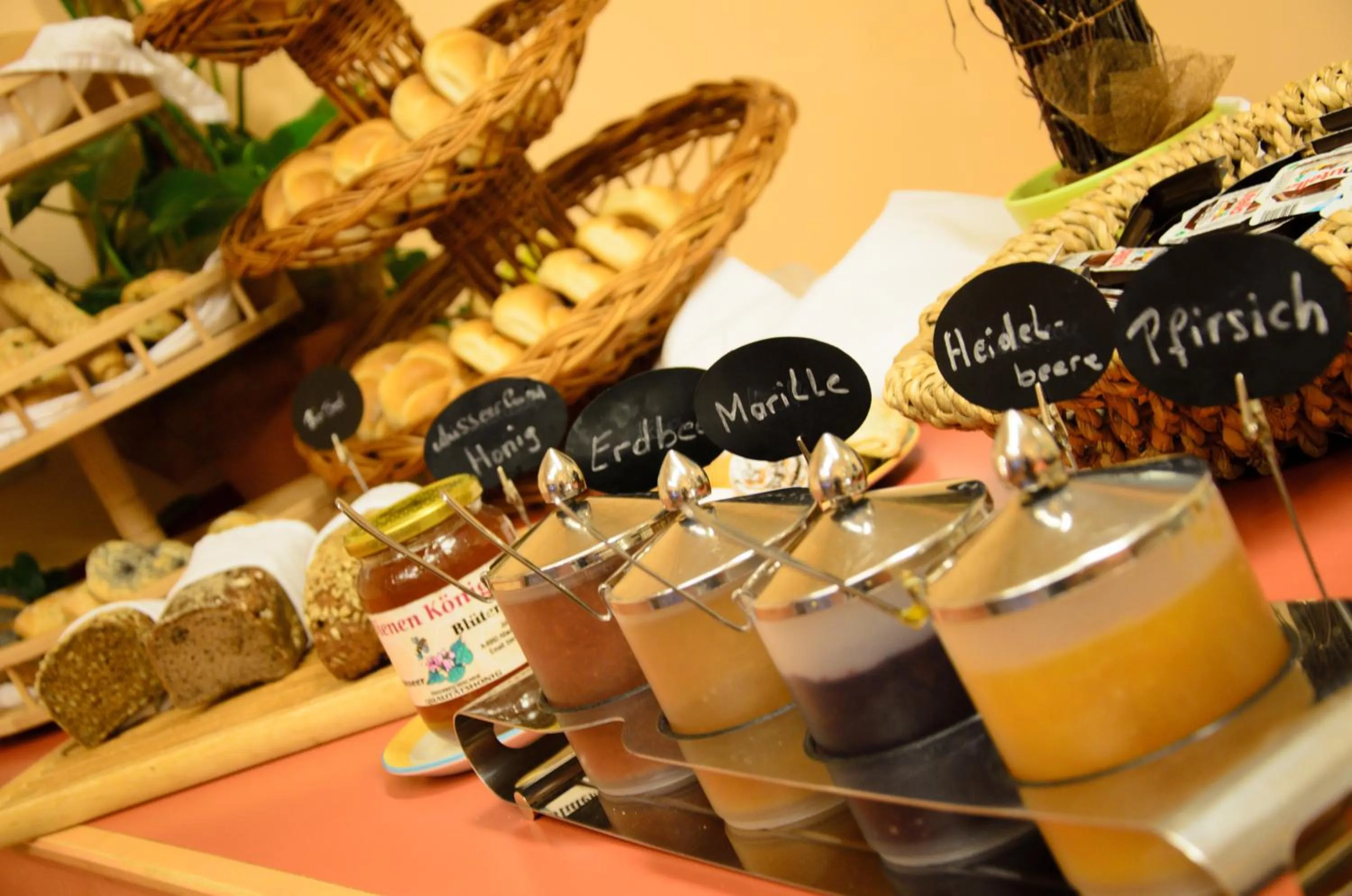 Buffet breakfast in JUFA Hotel Tieschen