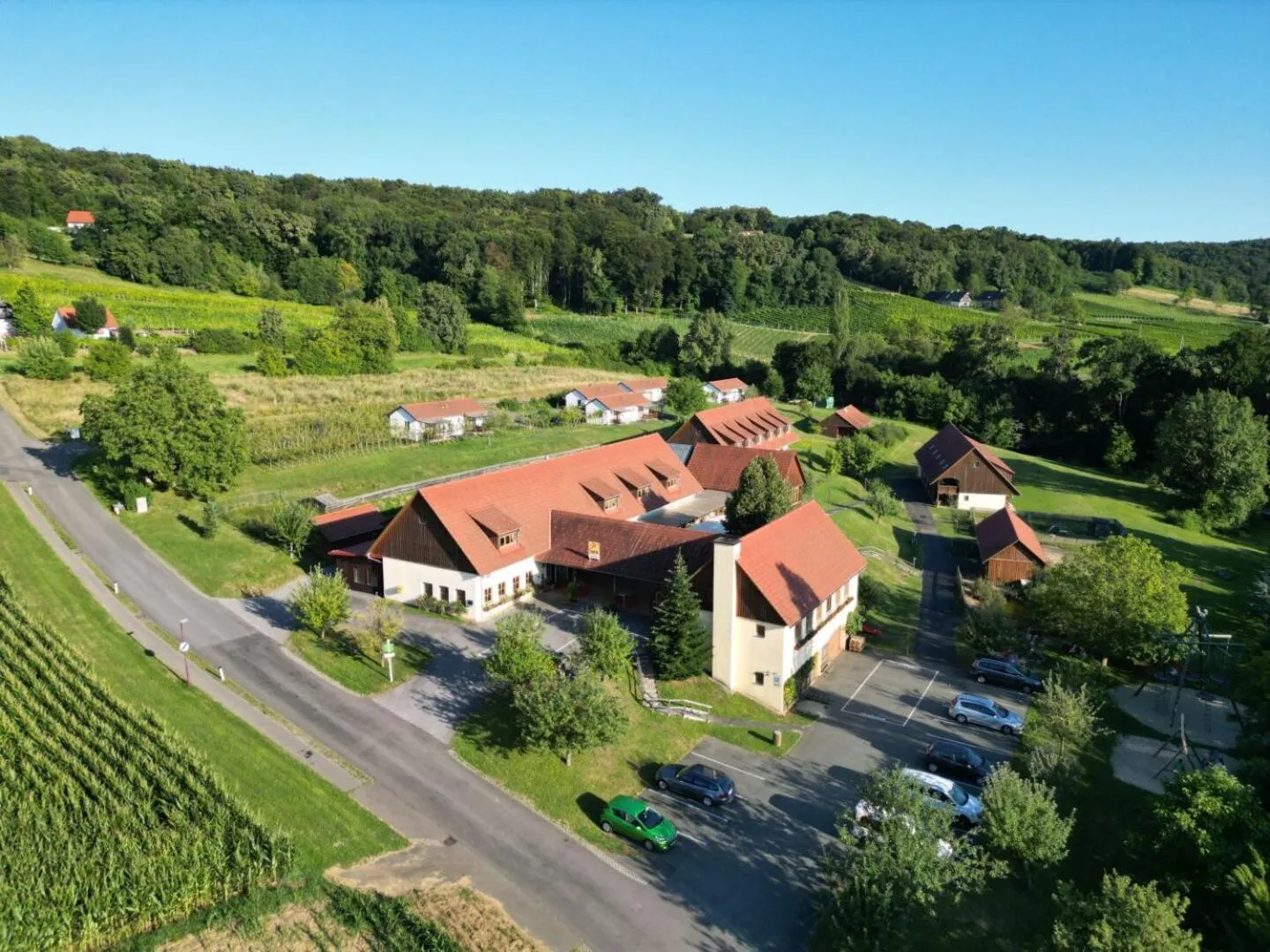 Property building in JUFA Hotel Tieschen