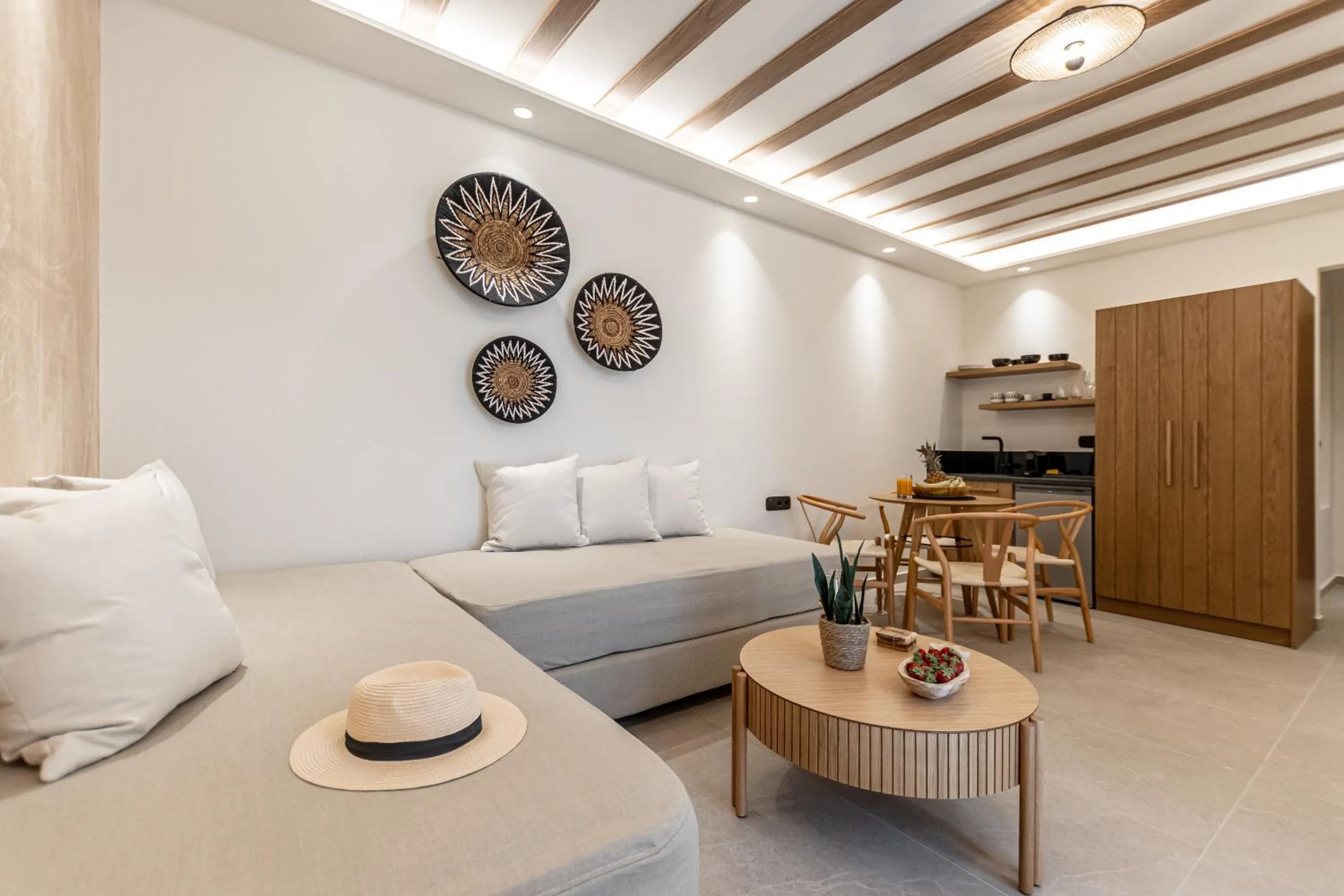 Living room in Perla Hotel