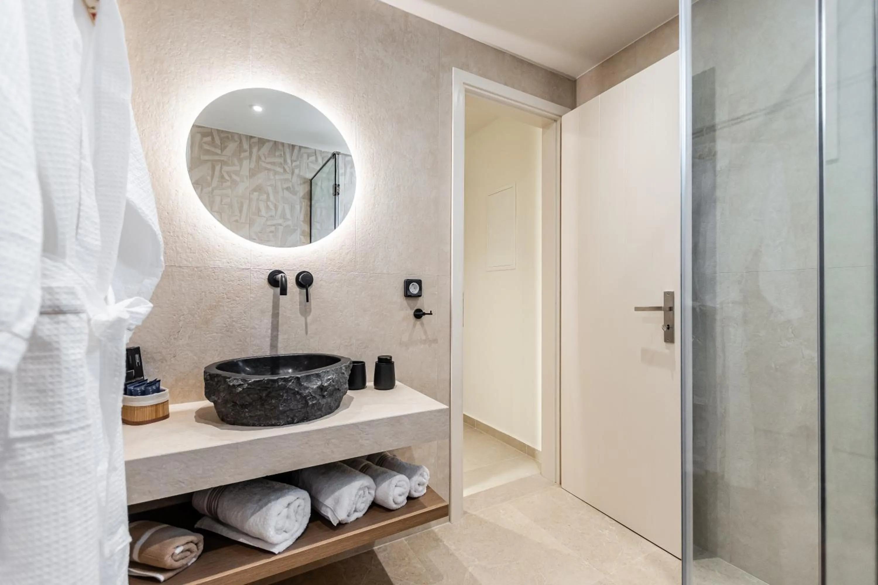 Shower in Perla Hotel