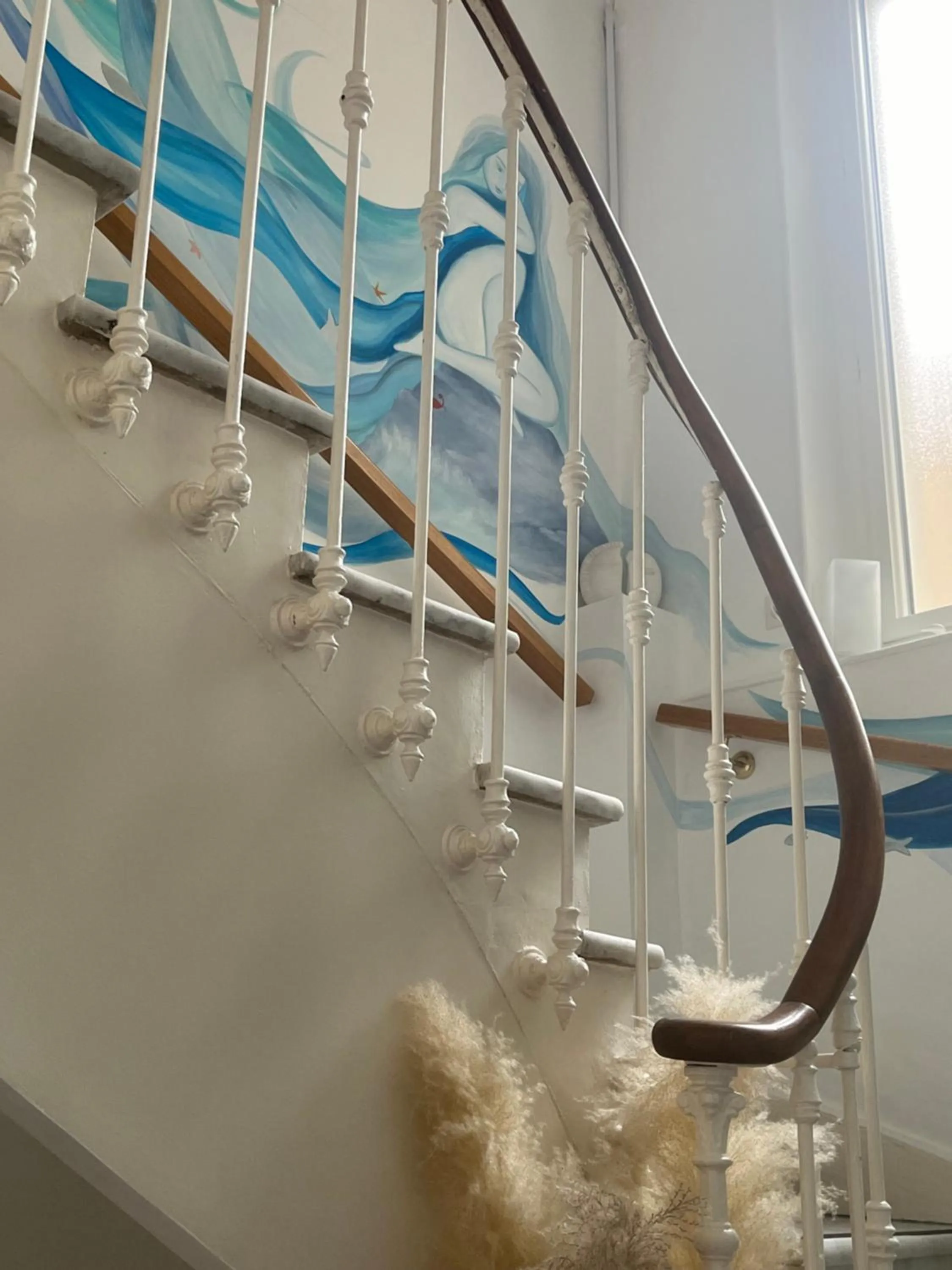 Lobby or reception in Hôtel Eden - La Baigneuse