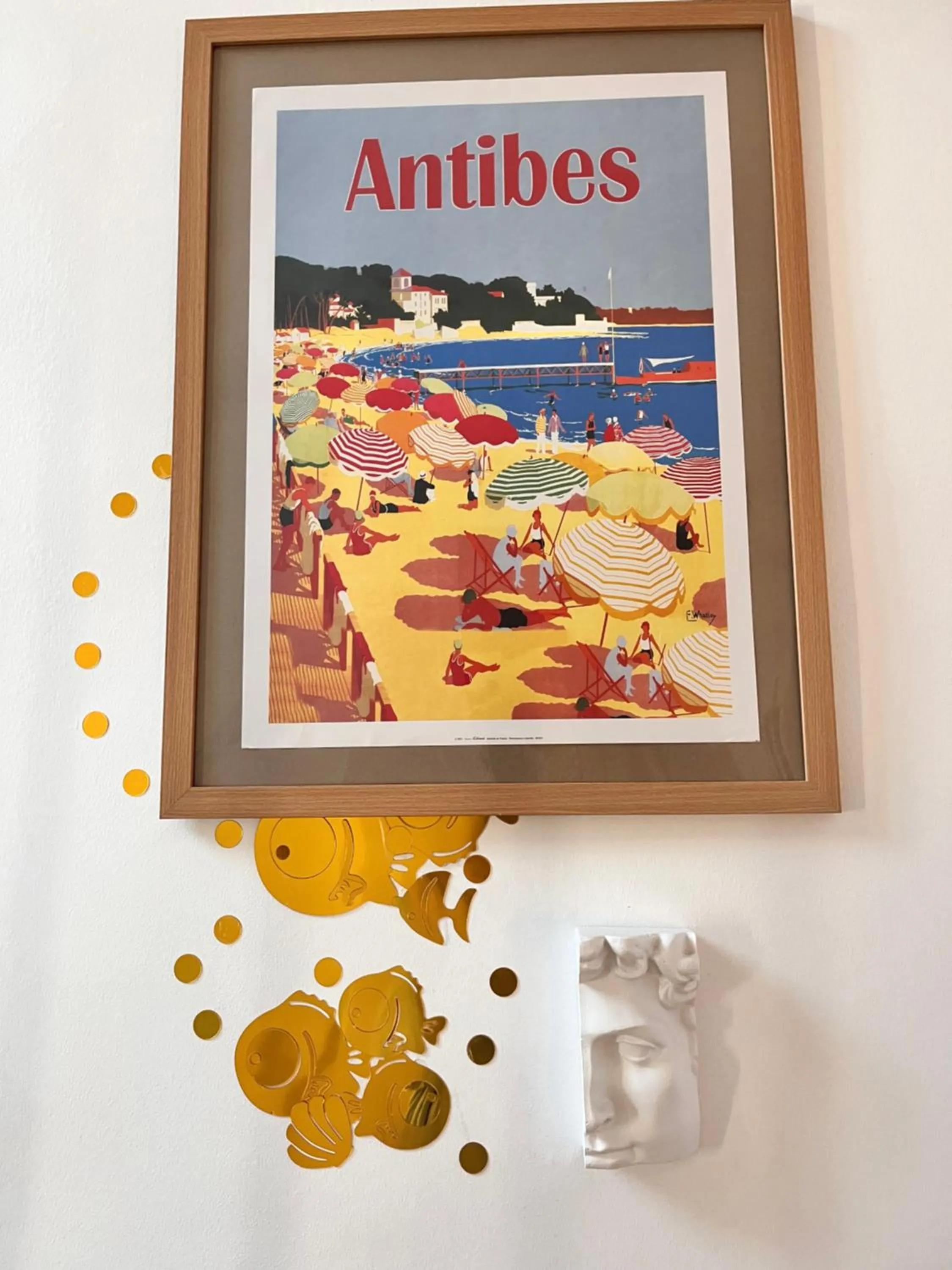 Decorative detail in Hôtel Eden - La Baigneuse