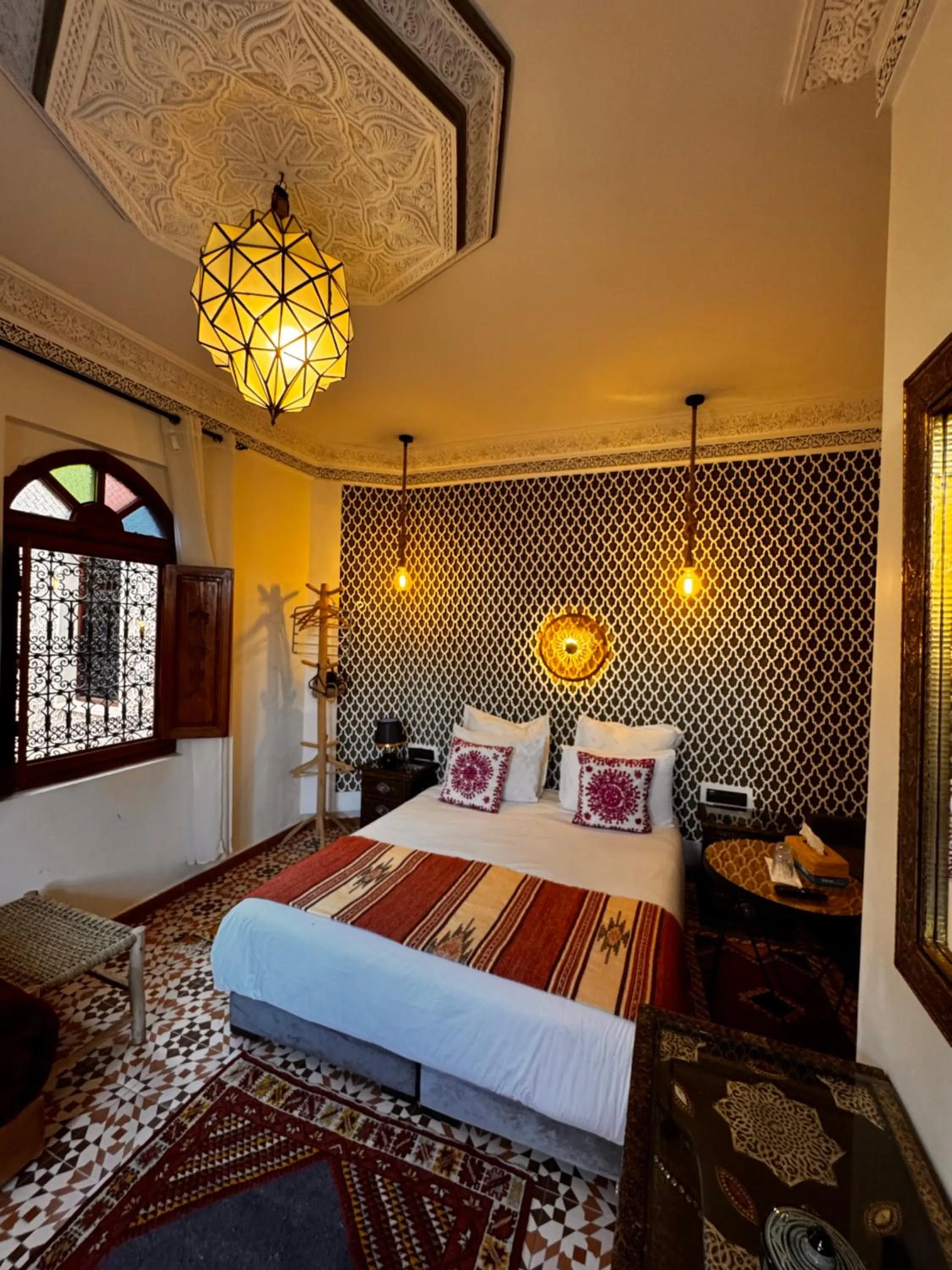 Bed in Riad Zahri