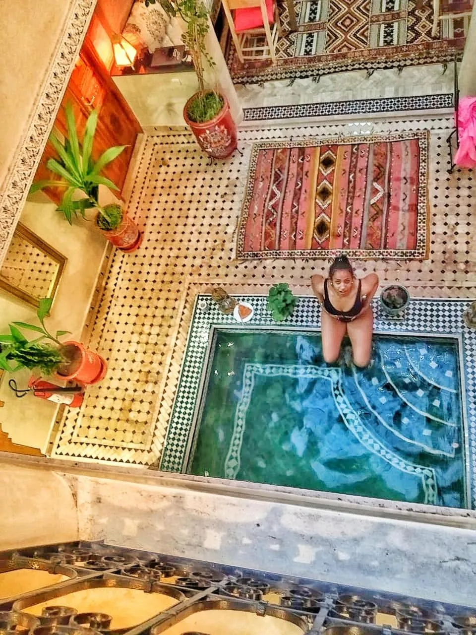 Swimming pool in Riad Zahri