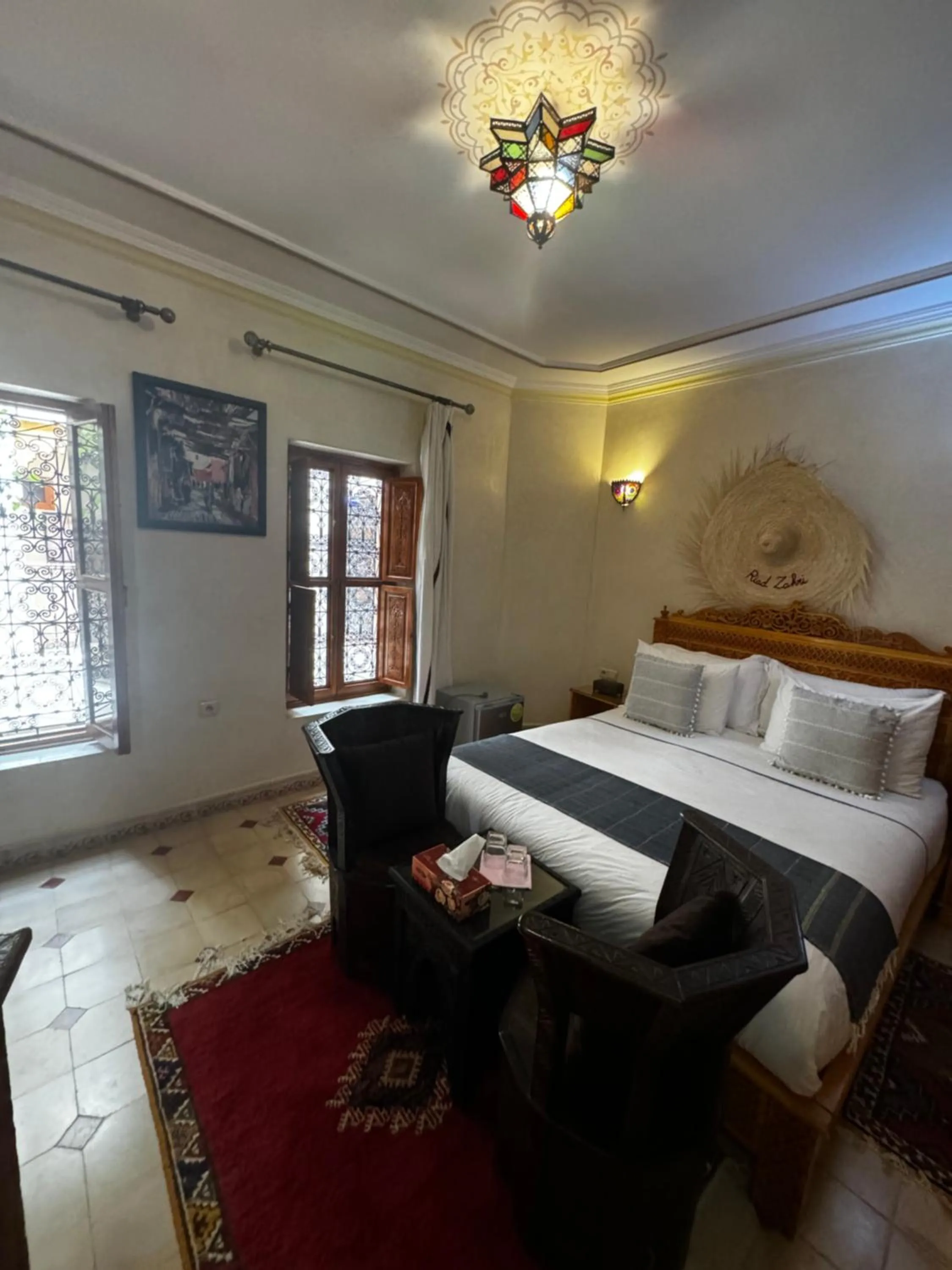 Bed in Riad Zahri