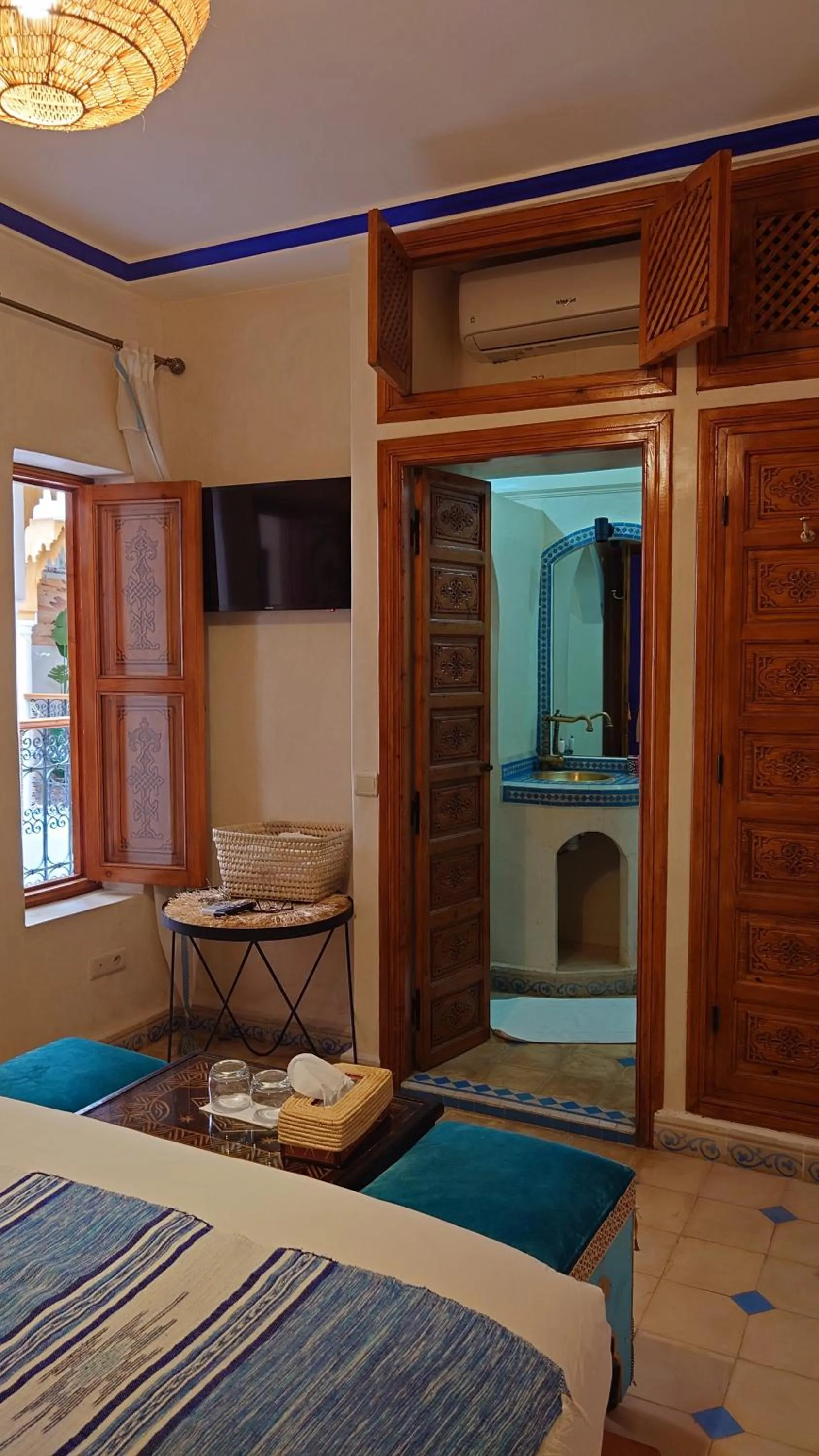 Bed in Riad Zahri