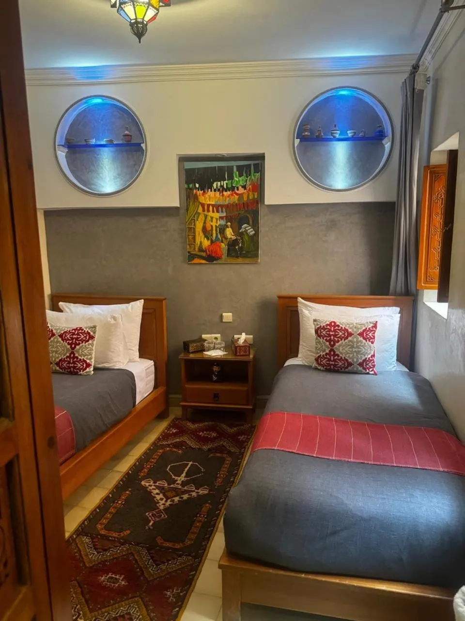 Bed in Riad Zahri