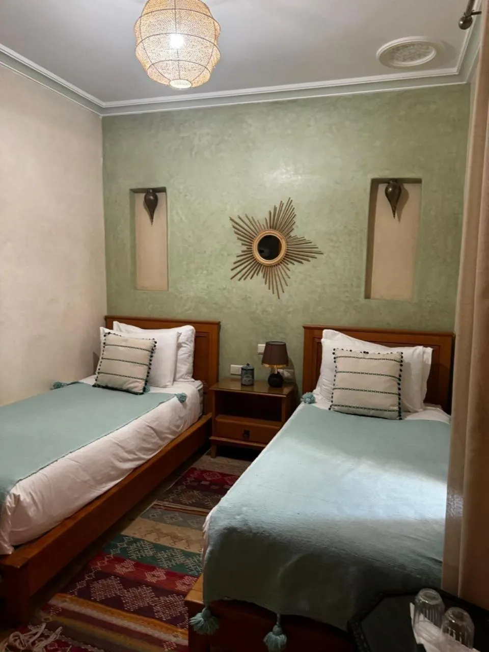 Bed in Riad Zahri