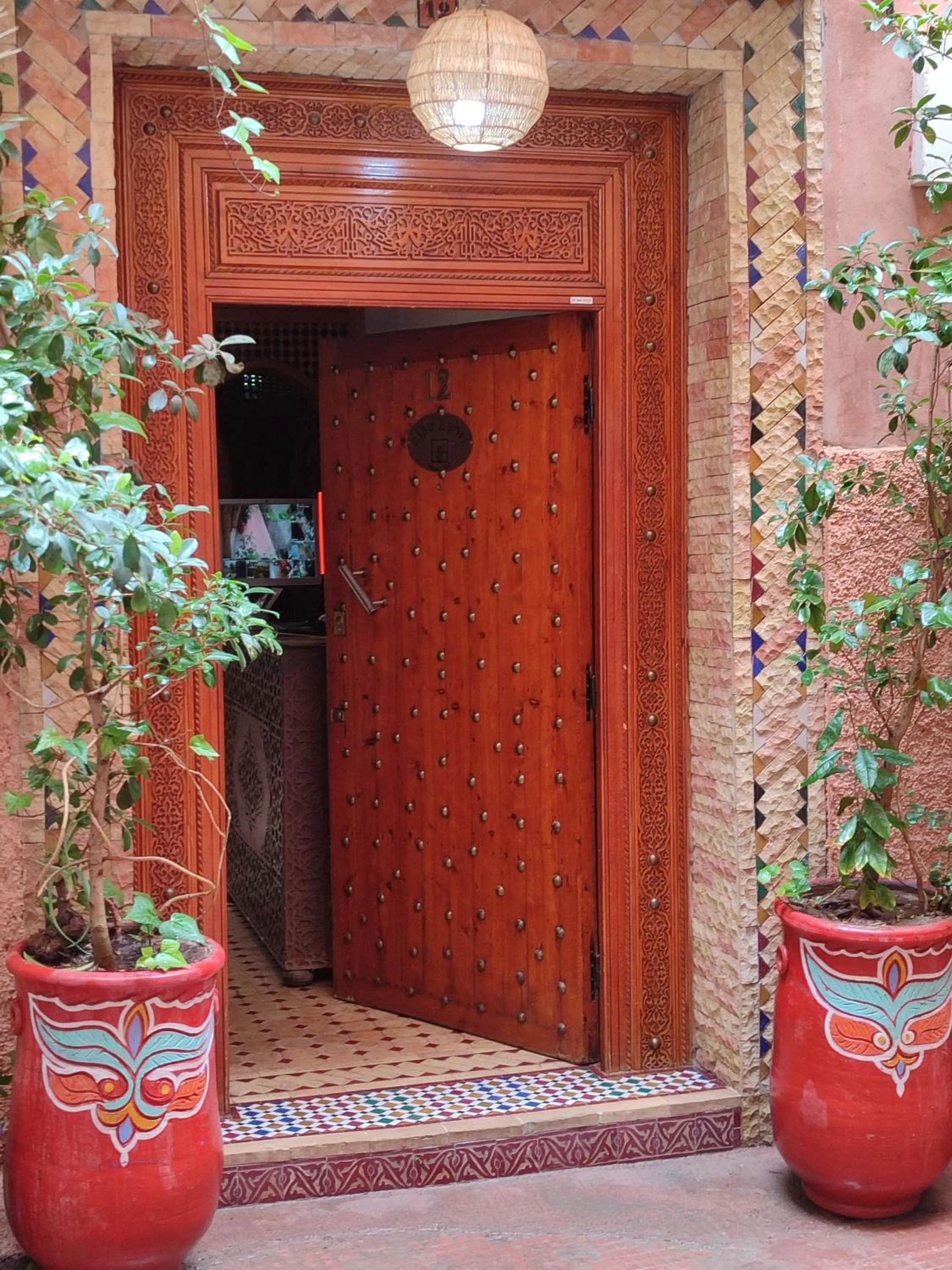 Facade/entrance in Riad Zahri