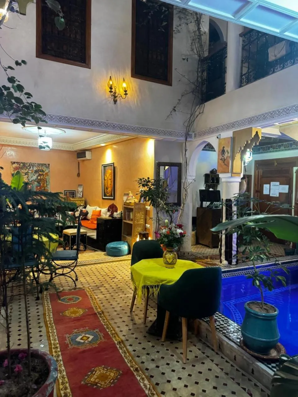 Patio in Riad Zahri