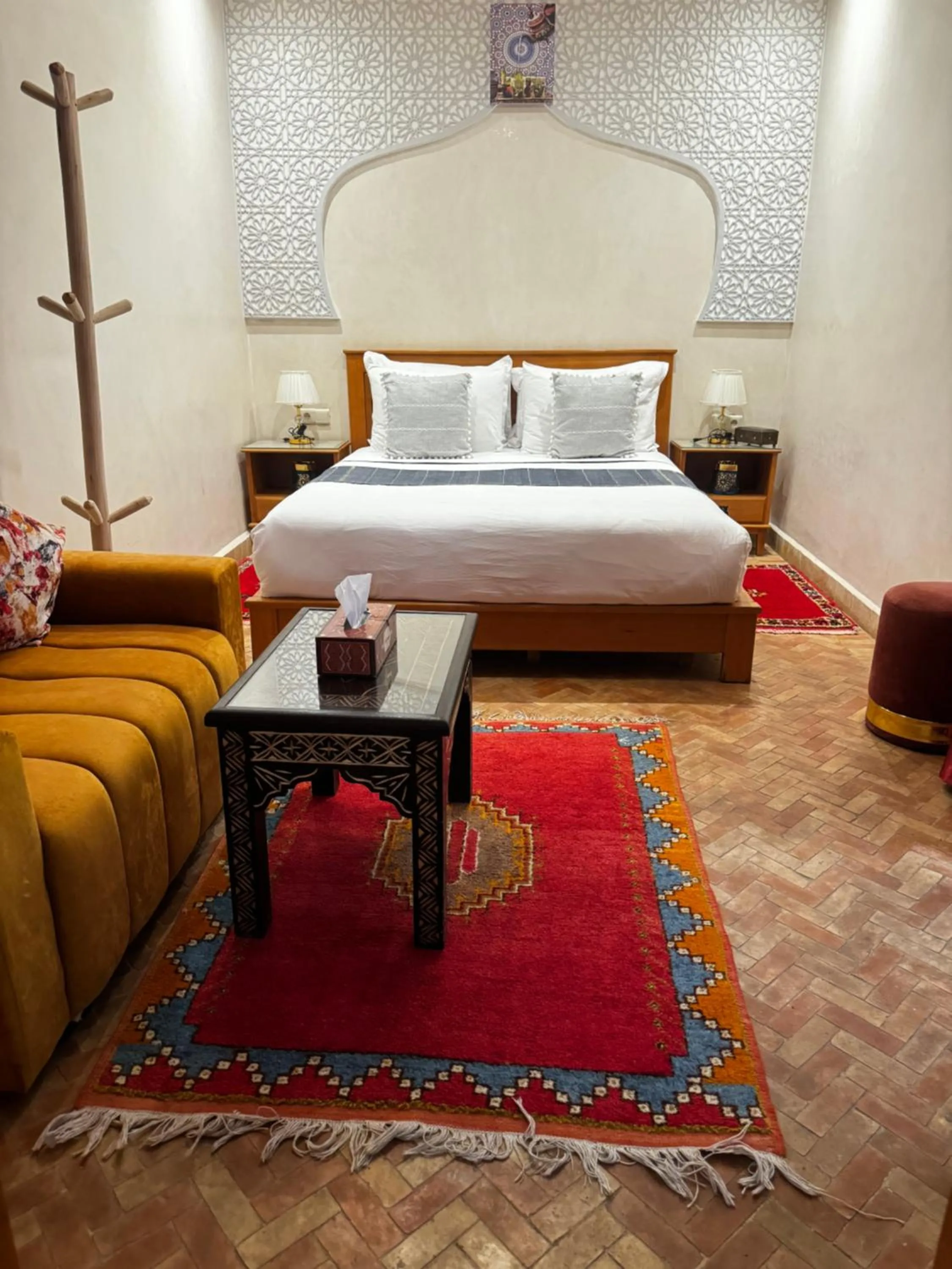 Bed in Riad Zahri