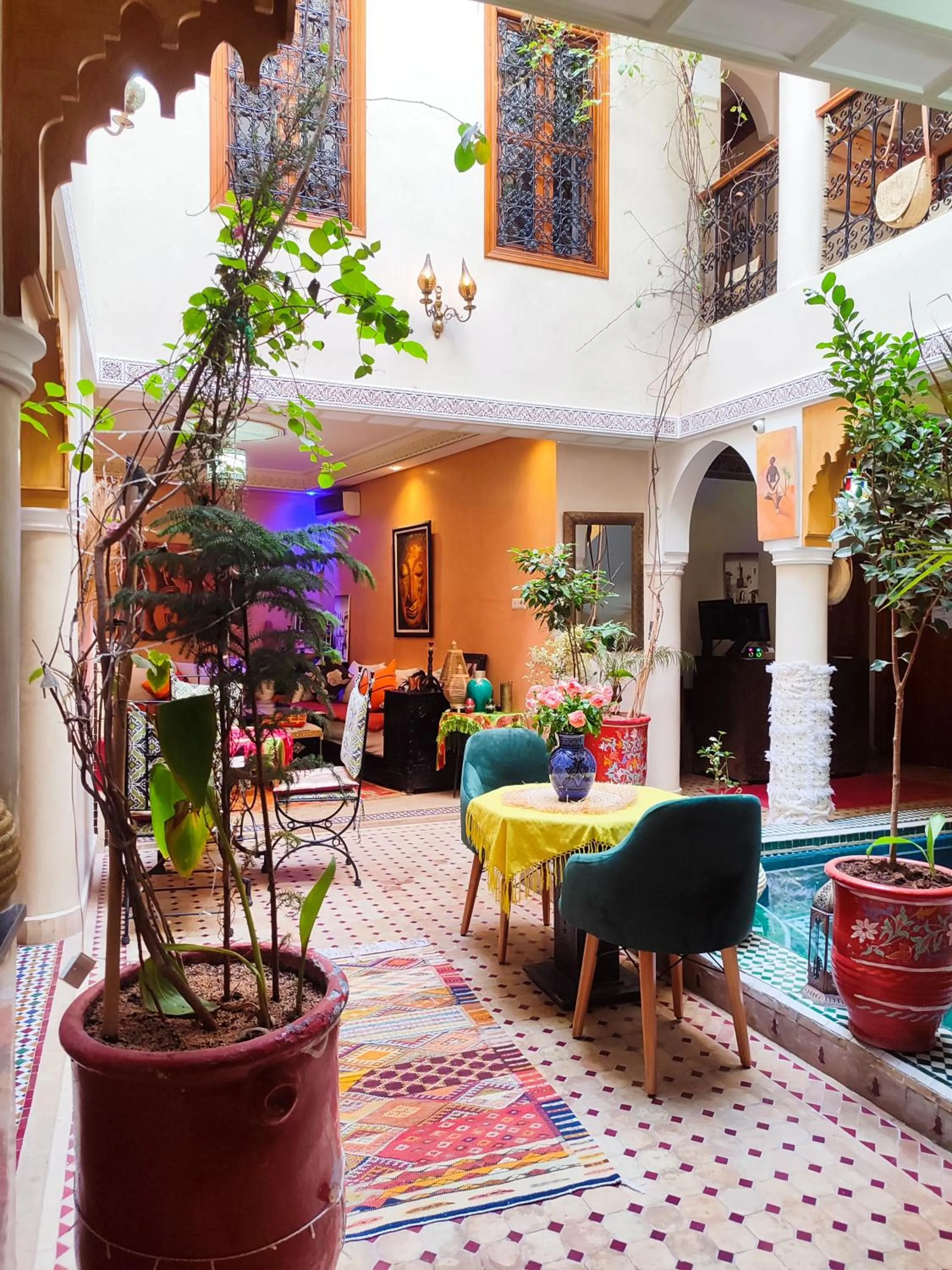 Communal lounge/ TV room in Riad Zahri