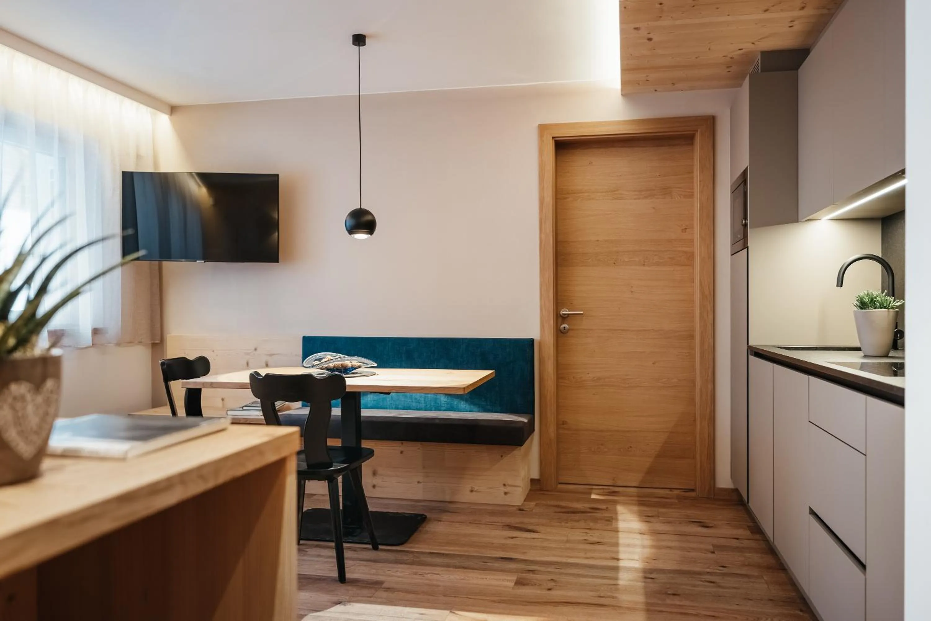 Kitchen or kitchenette in Residence Villa Trieste