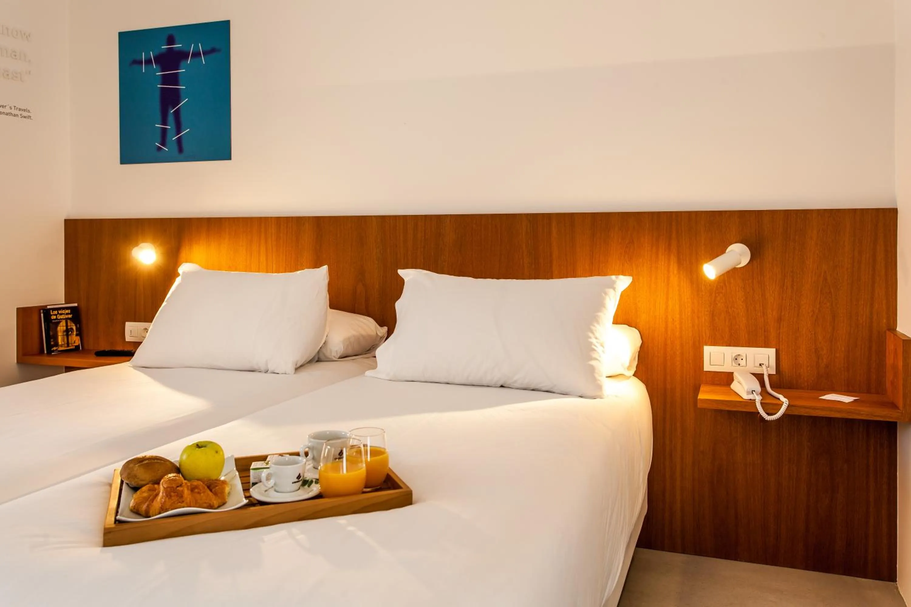 Bed in Hotel Bela Fisterra