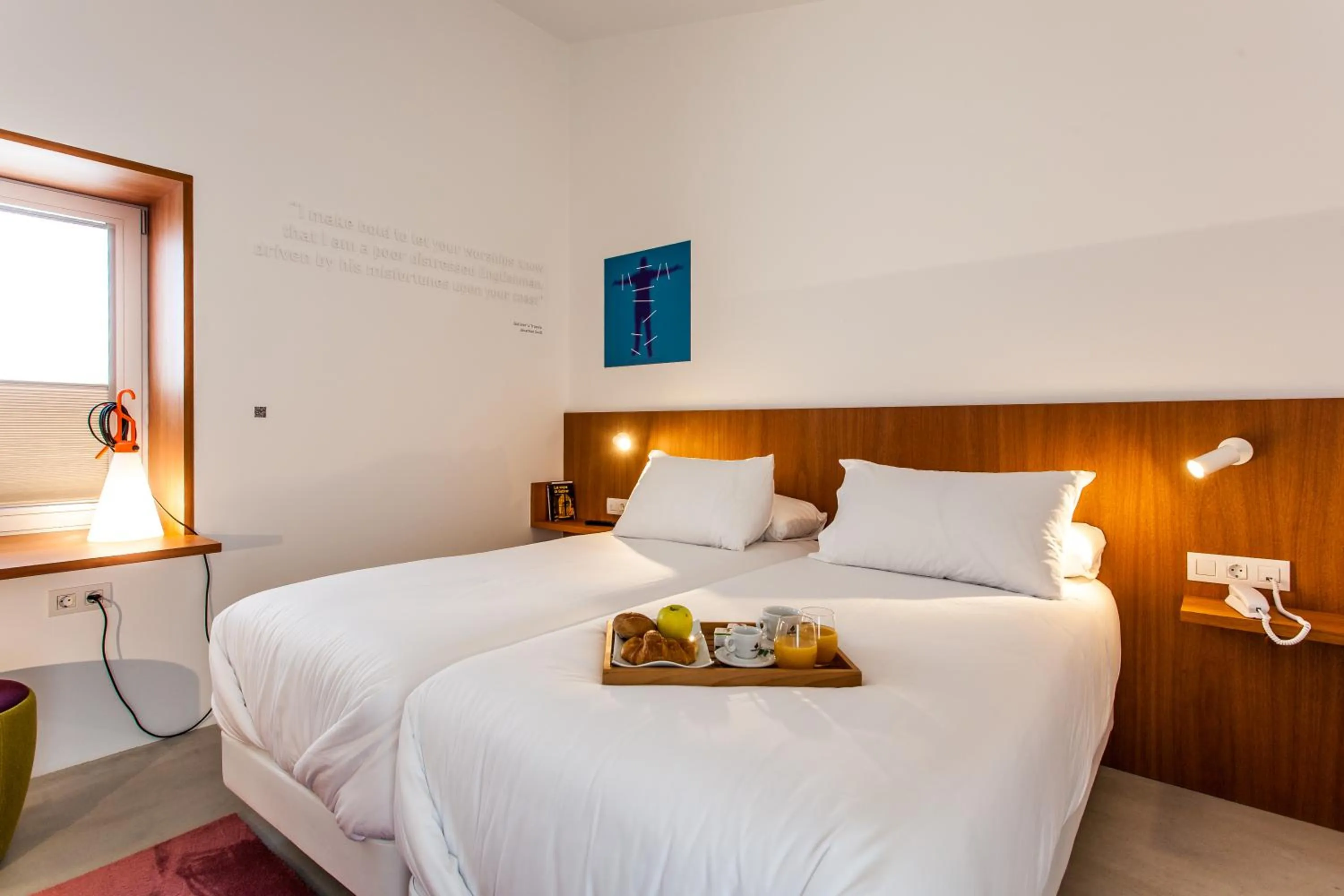 Bed in Hotel Bela Fisterra