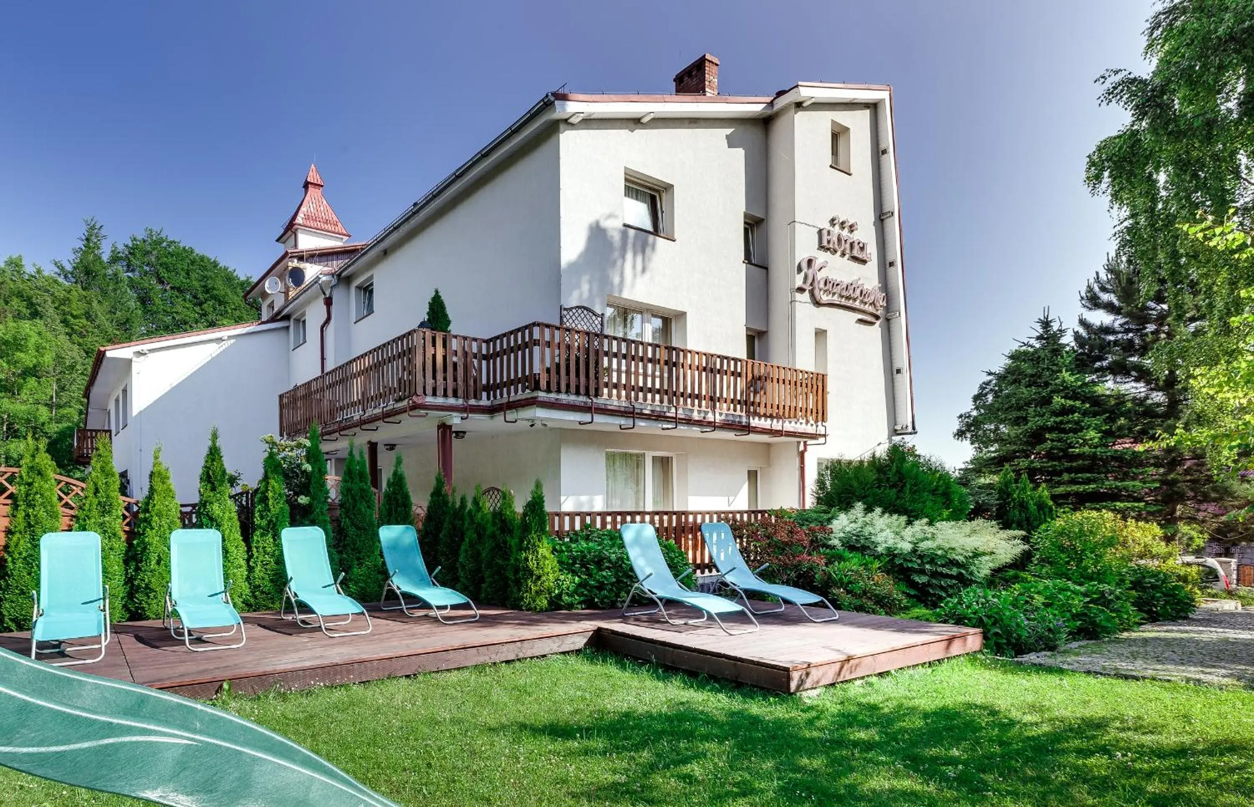 Balcony/Terrace in Hotel Konradówka Wellness & SPA - 300 metrów do centrum