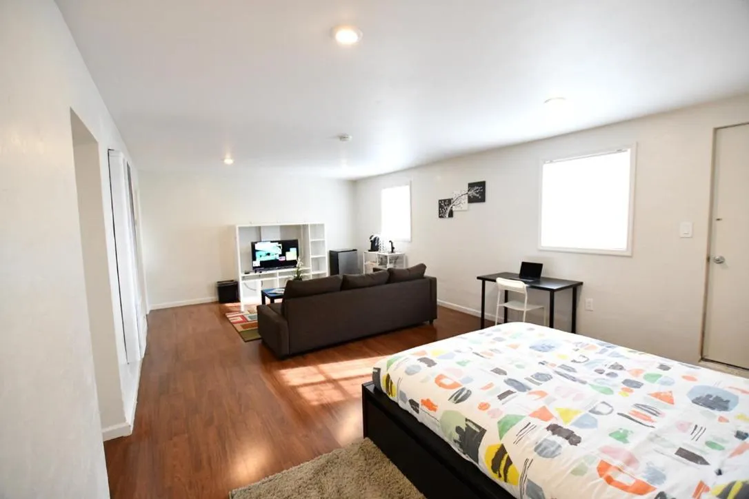 Photo of the whole room, Bed in Private Unit / Private Bathroom Near BART & SF