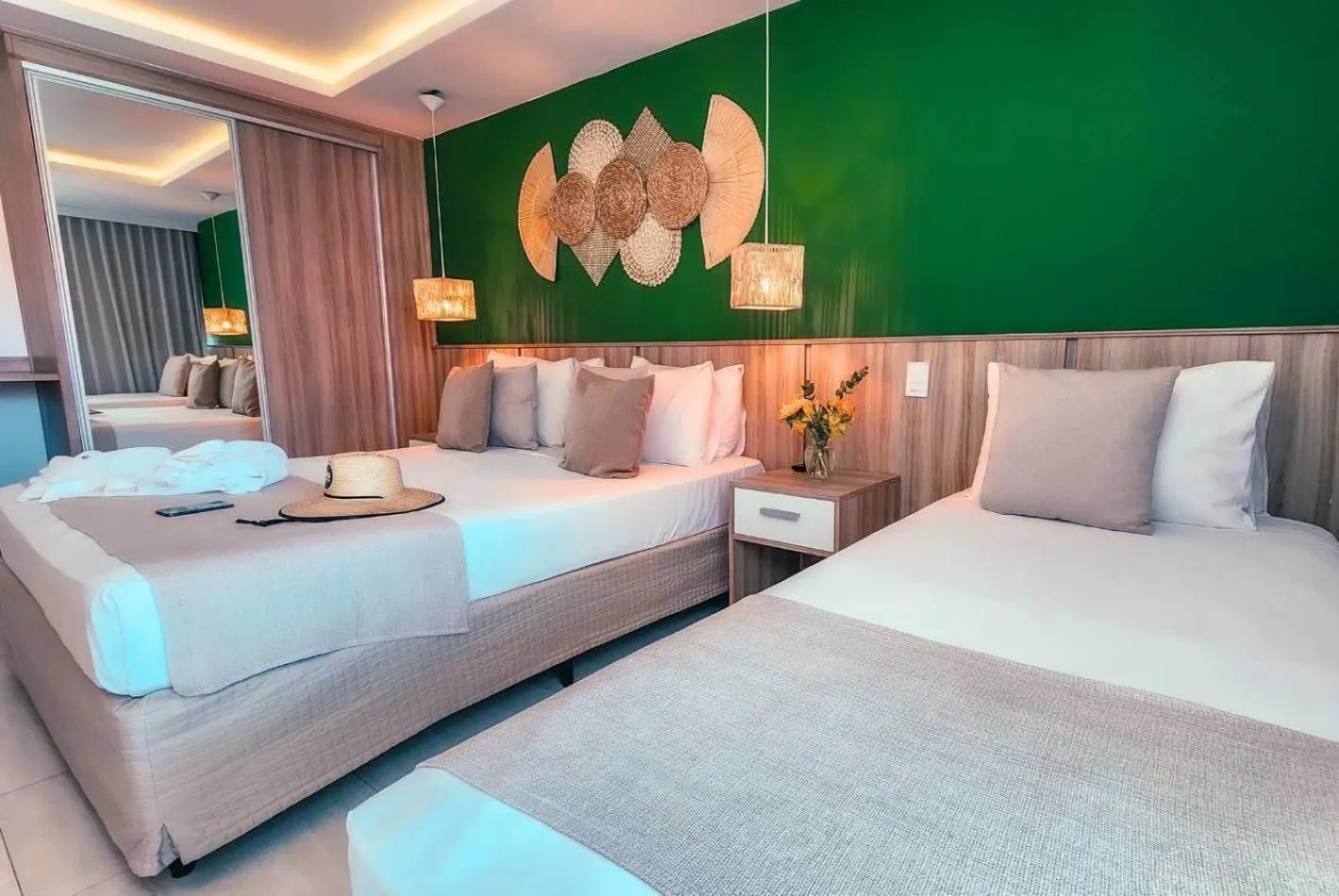 Bed in Paradiso Peró Praia Hotel