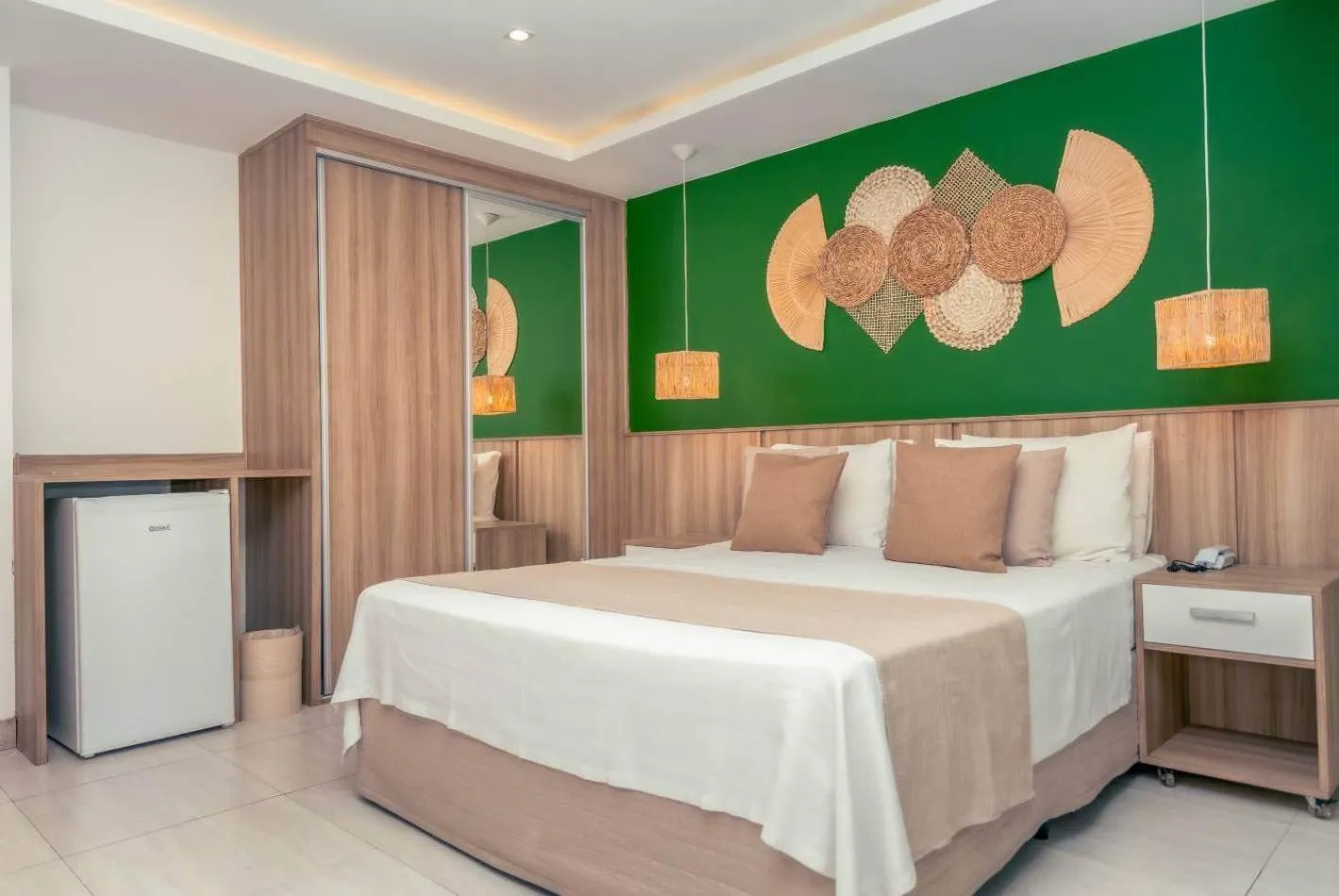 Bed in Paradiso Peró Praia Hotel