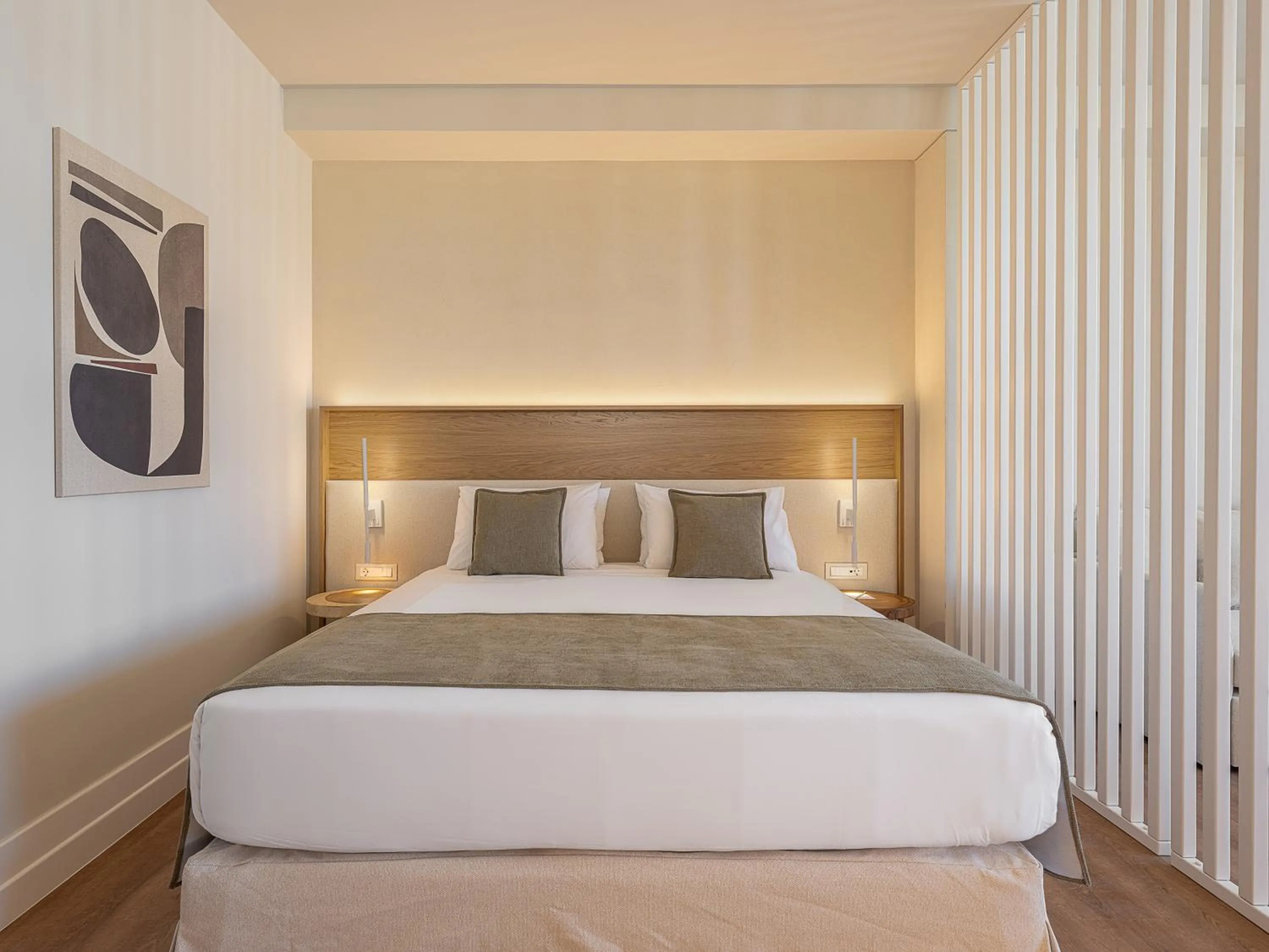 Bed in Avra Imperial Hotel