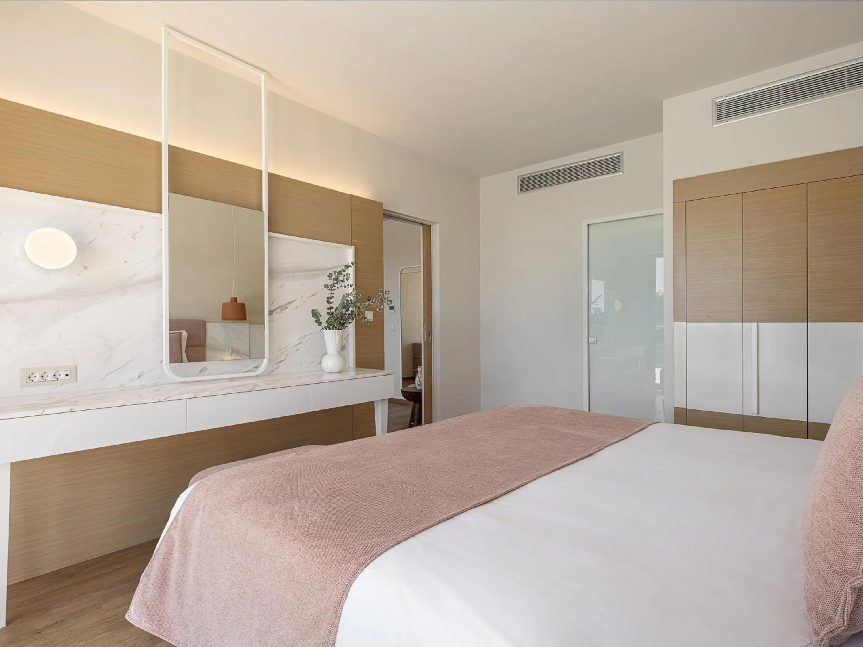 Bed in Avra Imperial Hotel