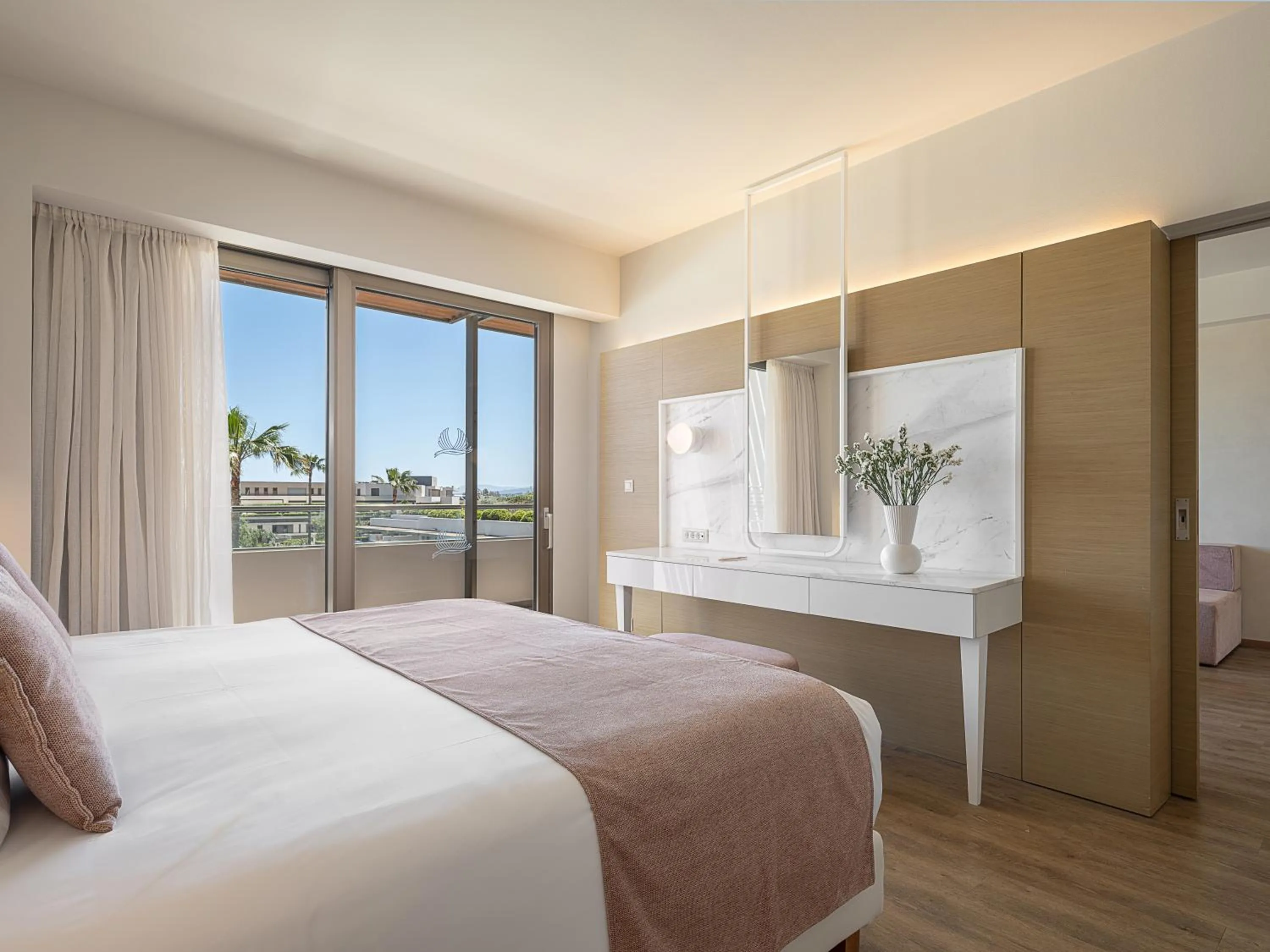 Bed in Avra Imperial Hotel