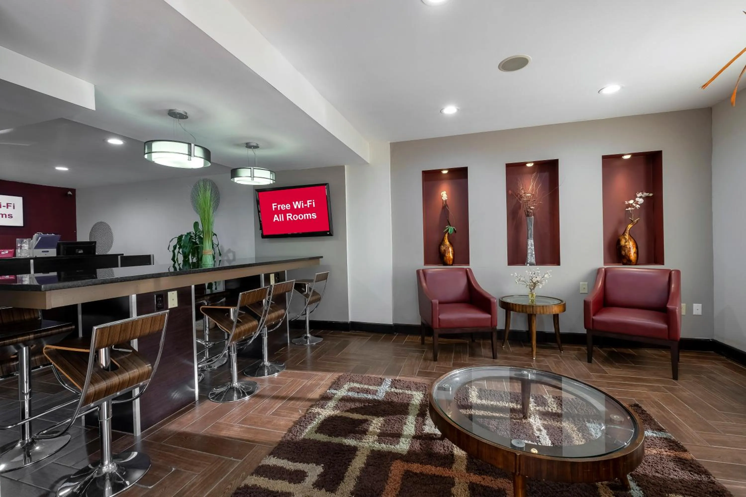 Lobby or reception in Red Roof Inn Raleigh North-Crabtree Mall-Lenovo Center
