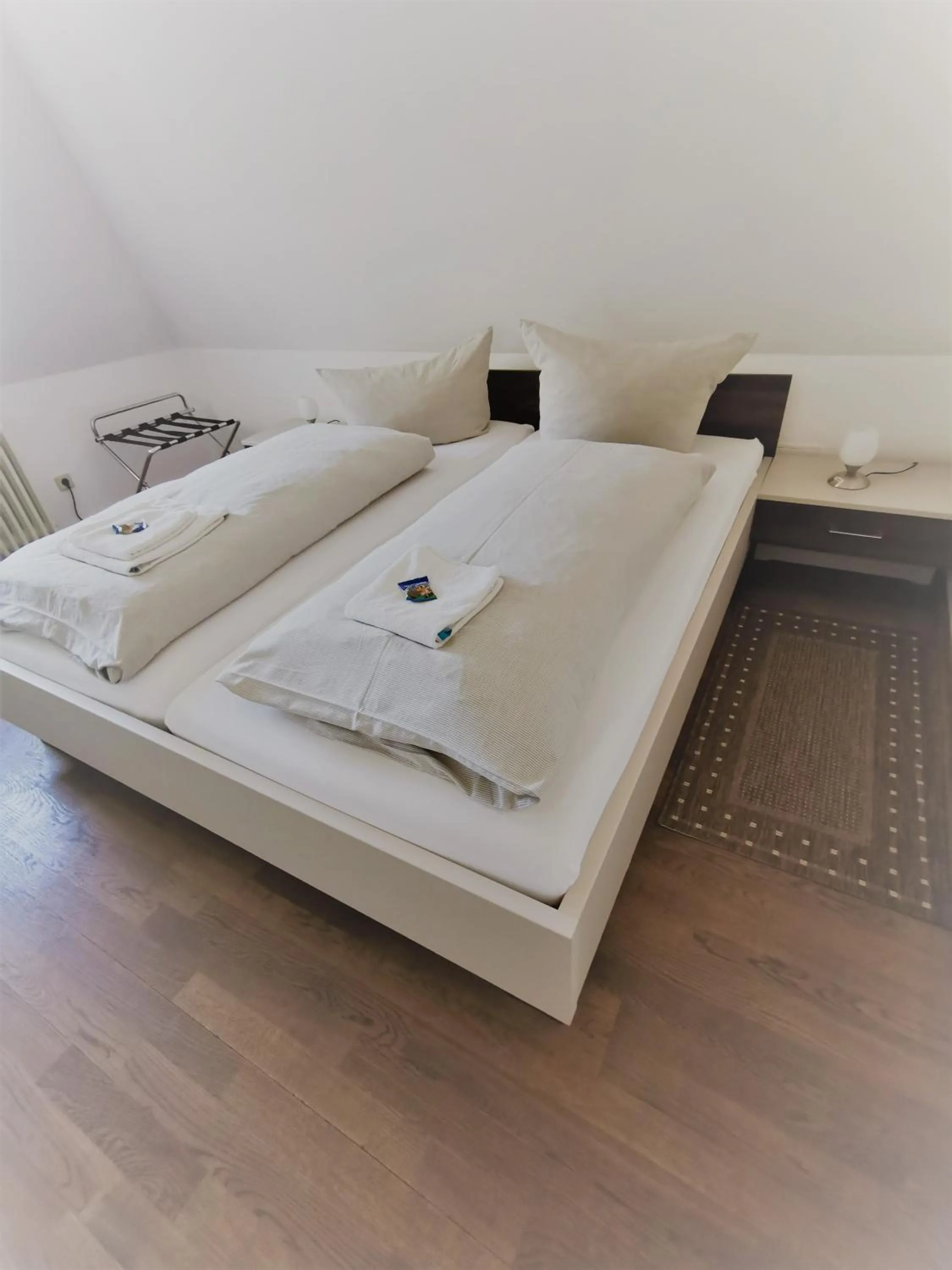 Bed in City Hotel Franziska