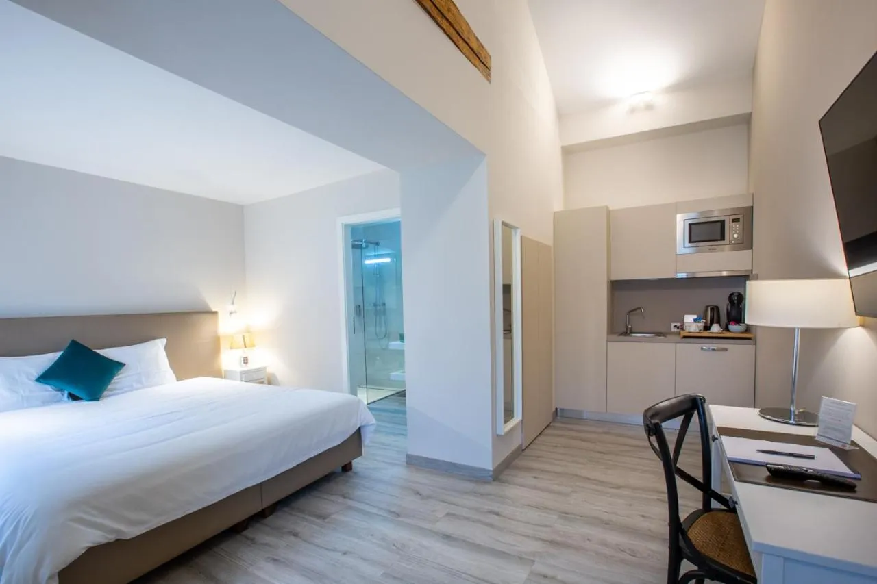 Bed in Auberge des Grands Bois