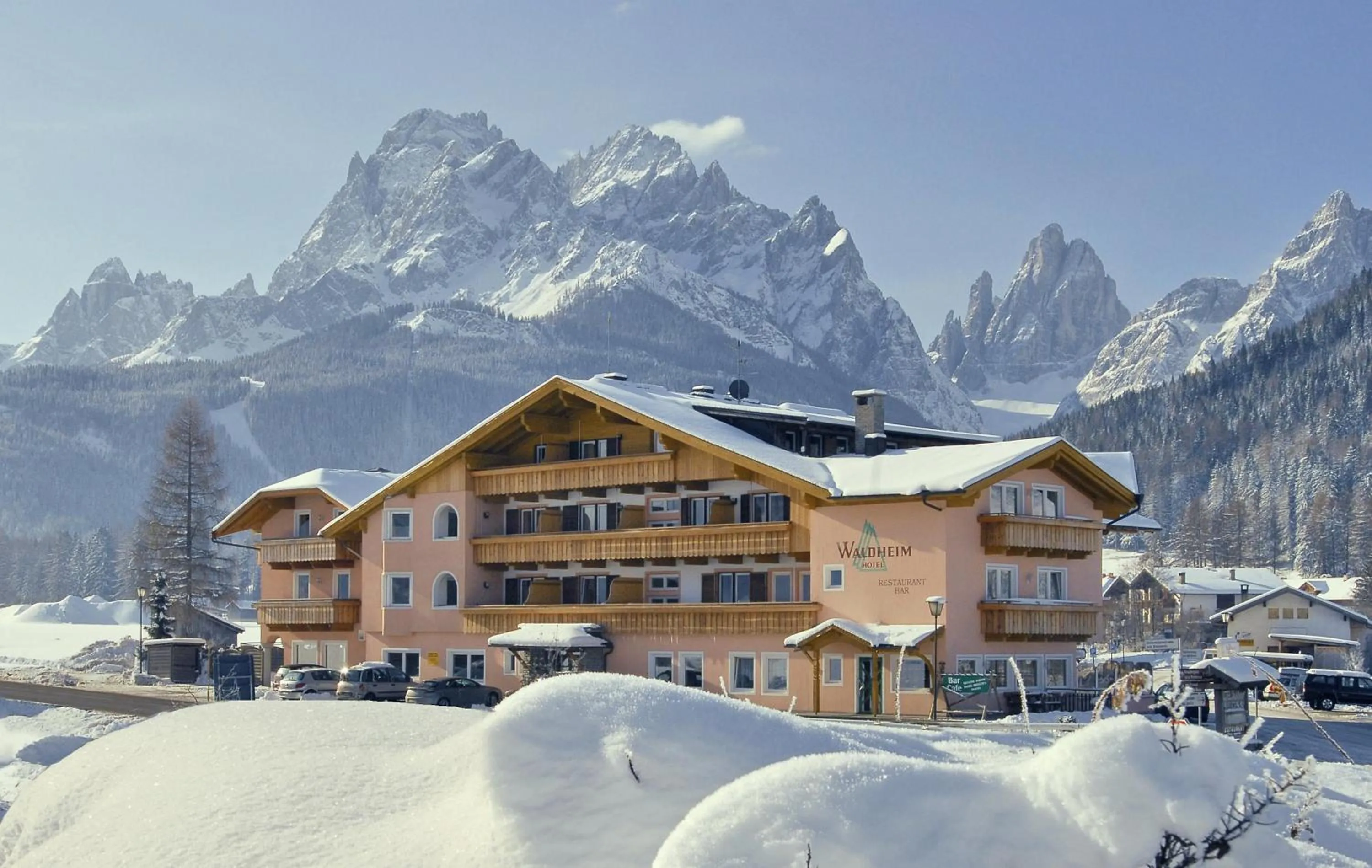 Facade/entrance in Hotel Waldheim