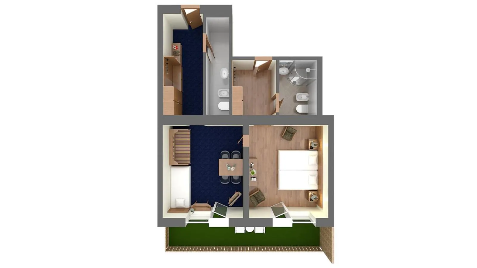 Floor plan in Hotel Waldheim