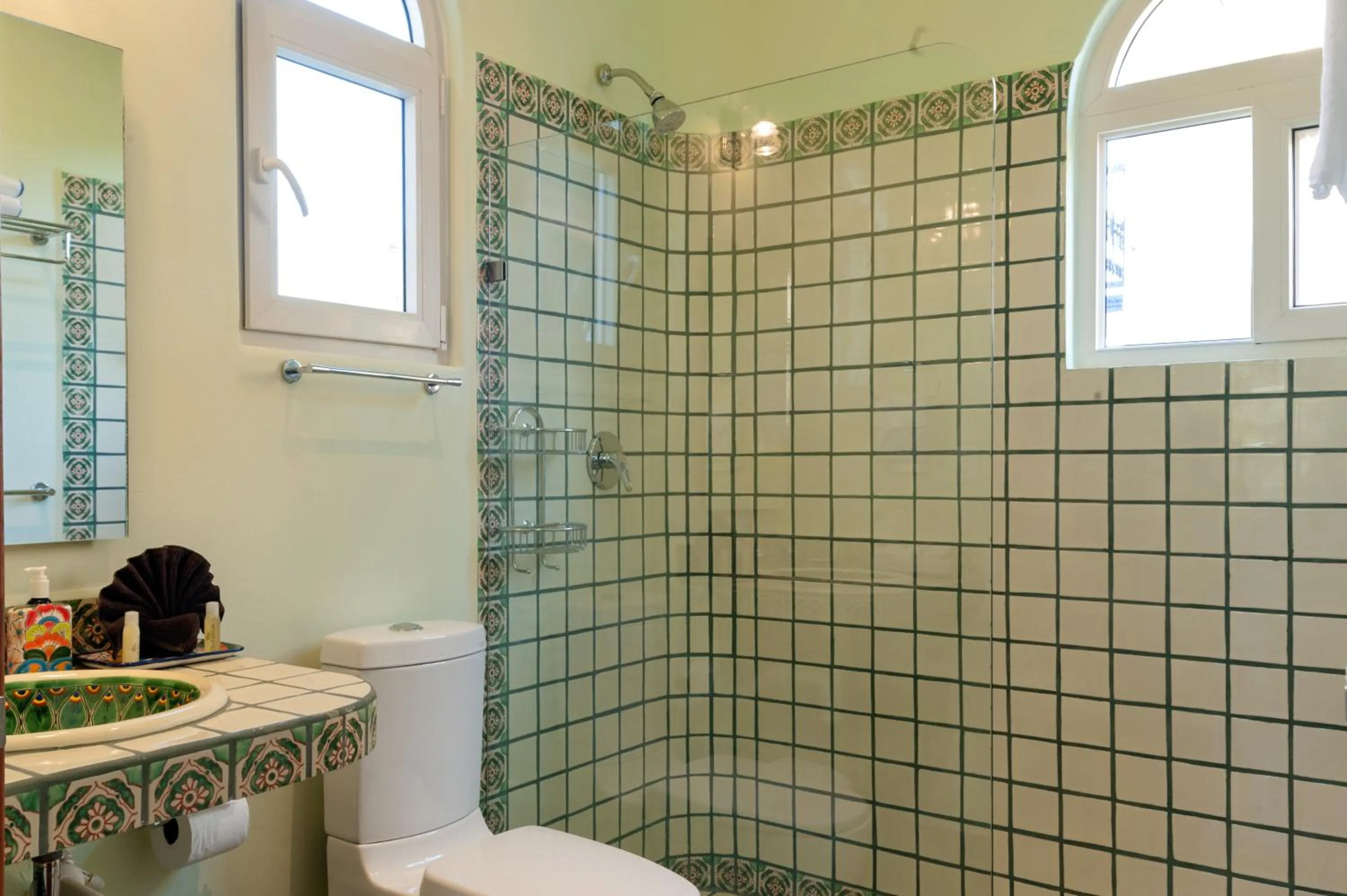 Shower in Casa Sonoma - Charming Condos Minutes from Beach & Reef