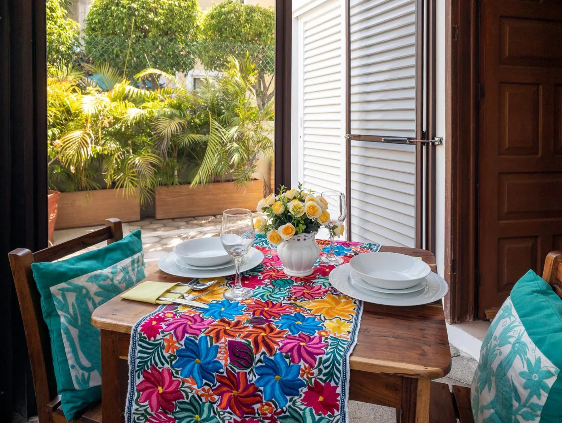 Patio in Casa Sonoma - Charming Condos Minutes from Beach & Reef