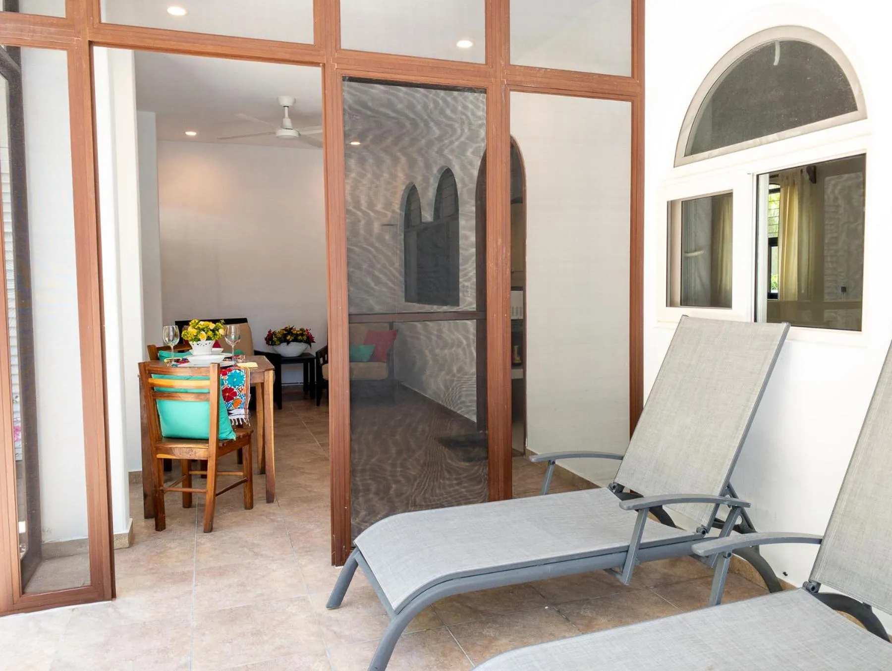 Patio in Casa Sonoma - Charming Condos Minutes from Beach & Reef