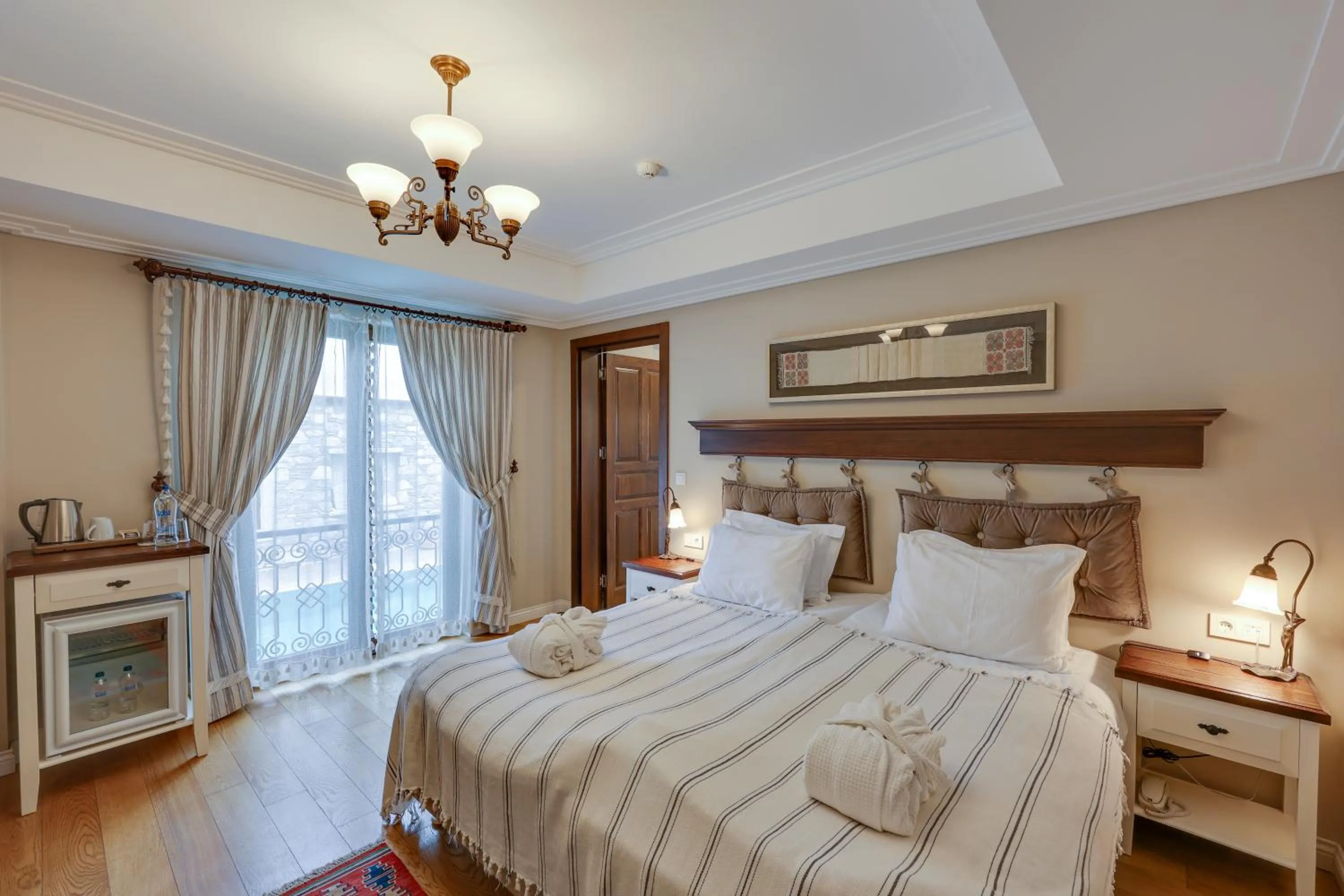 Bed in Akanthus Hotel Ephesus