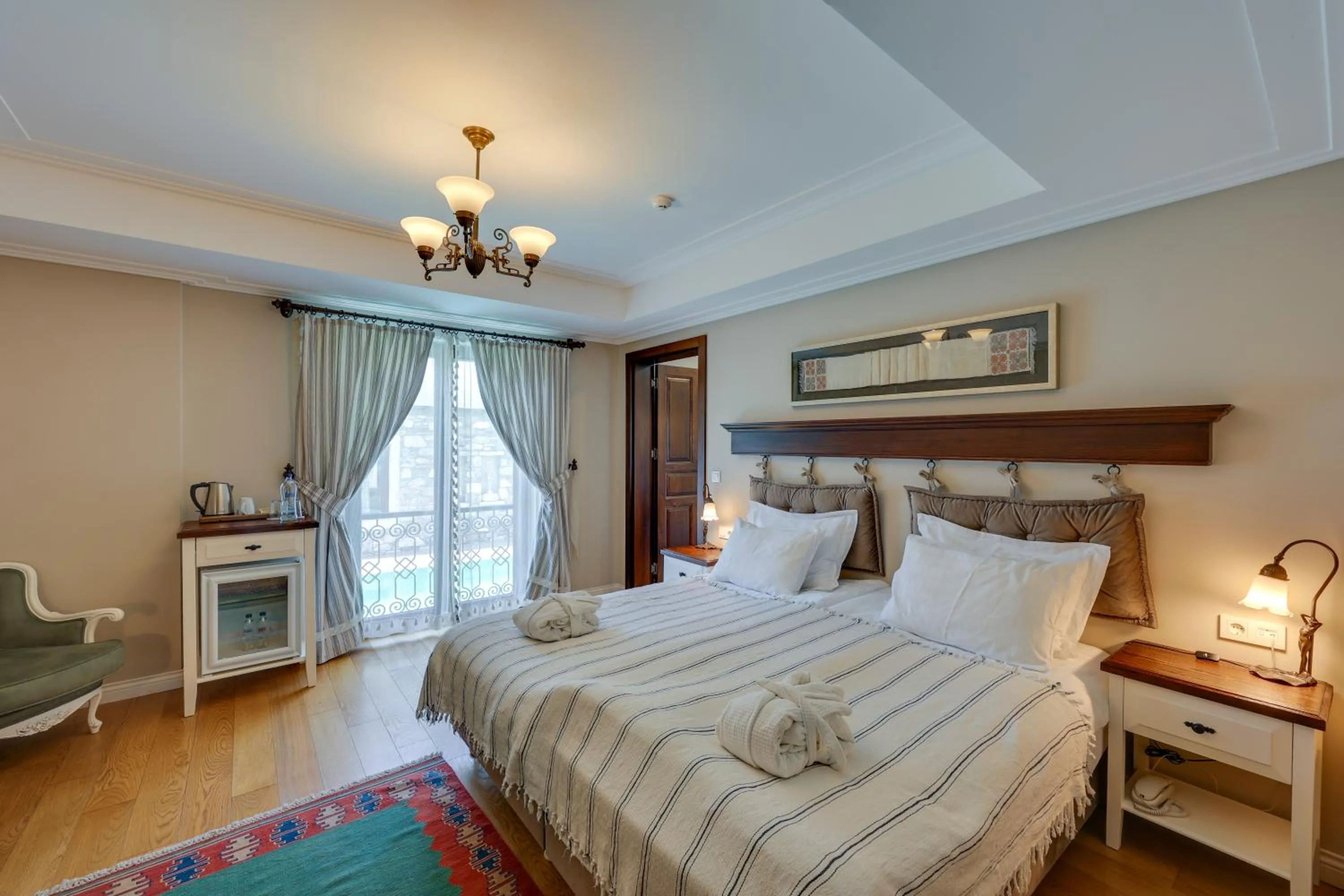 Bed in Akanthus Hotel Ephesus