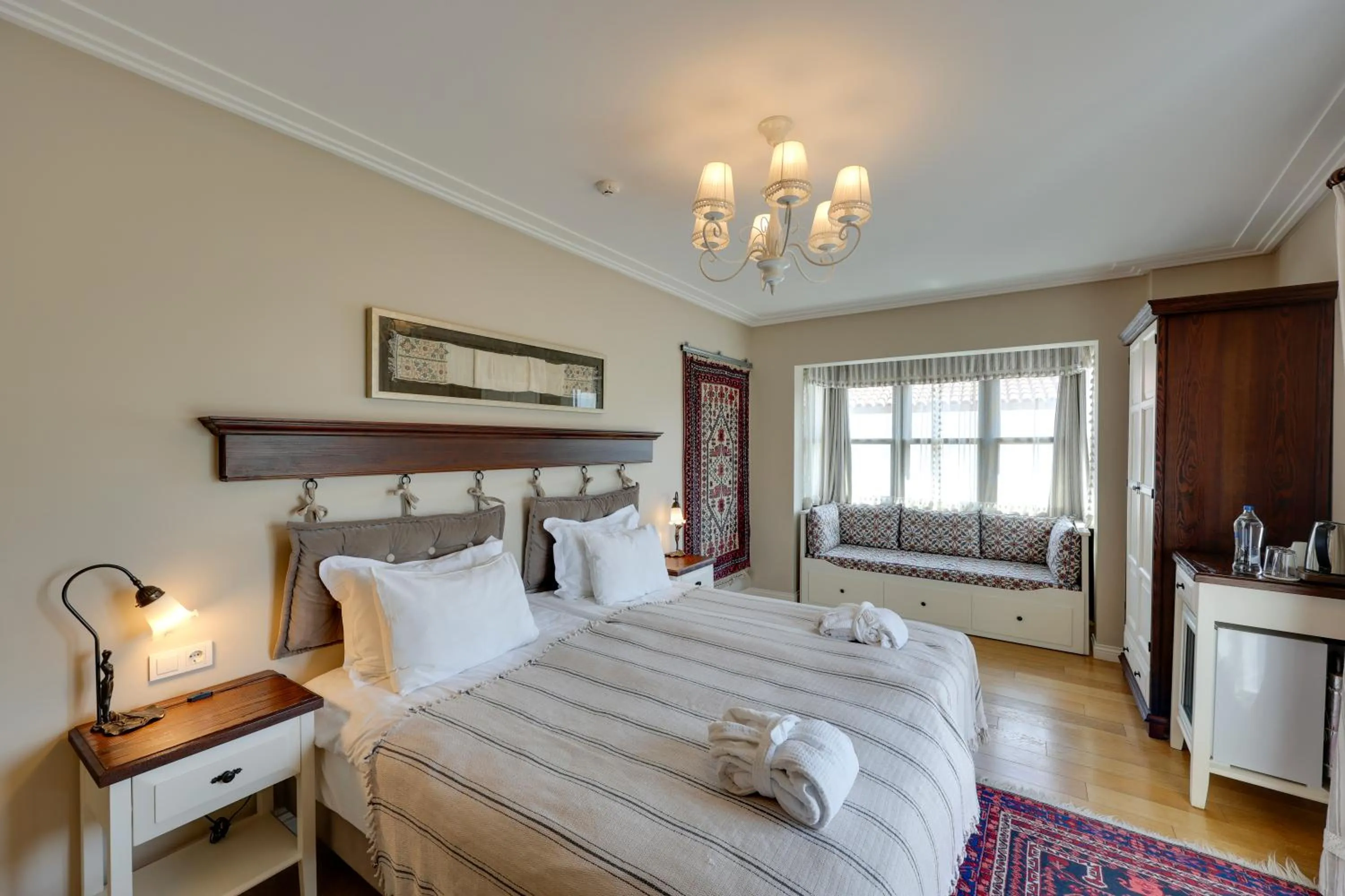 Bed in Akanthus Hotel Ephesus