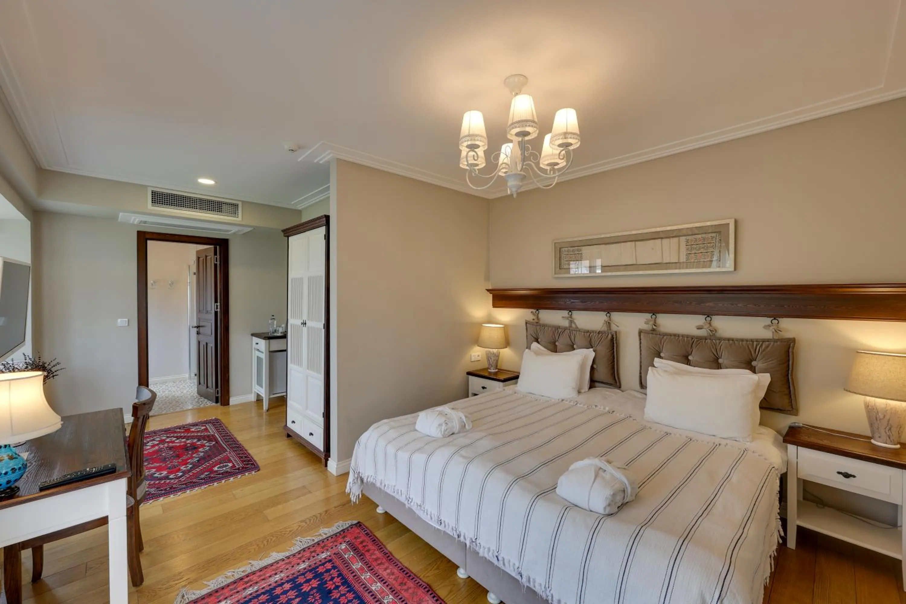 Bed in Akanthus Hotel Ephesus